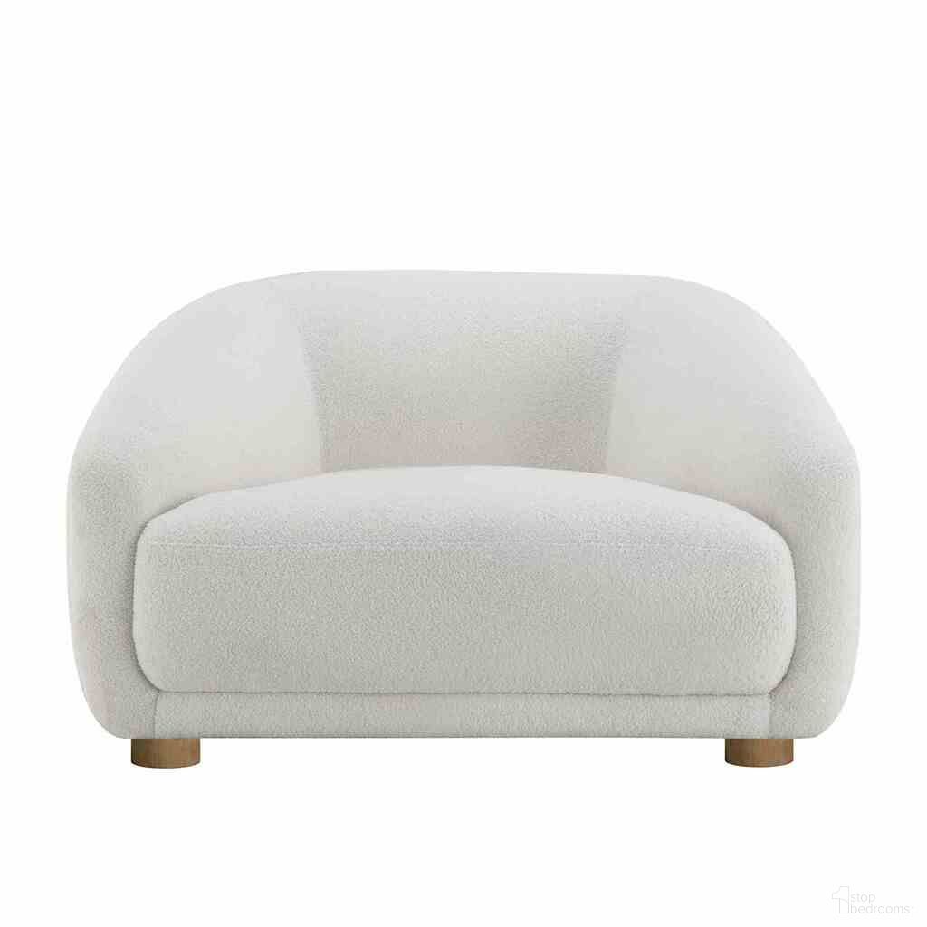 The appearance of Kolvere Chair Boucle In White designed by Furniture of America in the modern / contemporary interior design. This white piece of furniture was selected by 1StopBedrooms from Kolvere Collection to add a touch of cosiness and style into your home. Sku: FM61006WH-CH. Material: Boucle.