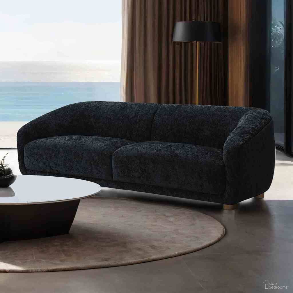The appearance of Kolvere Sofa Chenille In Black designed by Furniture of America in the modern / contemporary interior design. This black piece of furniture was selected by 1StopBedrooms from Kolvere Collection to add a touch of cosiness and style into your home. Sku: FM61006BK-SF. Material: Chenille.