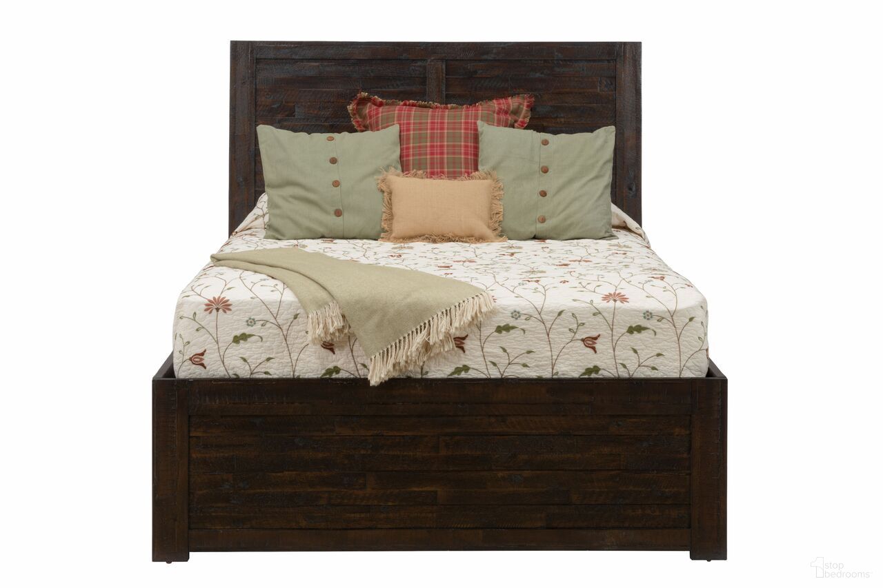 The appearance of Kona Grove Rustic Chocolate Queen Panel Storage Bed designed by Jofran in the transitional interior design. This brown piece of furniture was selected by 1StopBedrooms from Kona Grove Collection to add a touch of cosiness and style into your home. Sku: 707-85;707-86;707-87. Bed Type: Storage Bed. Material: Wood. Bed Size: Queen.