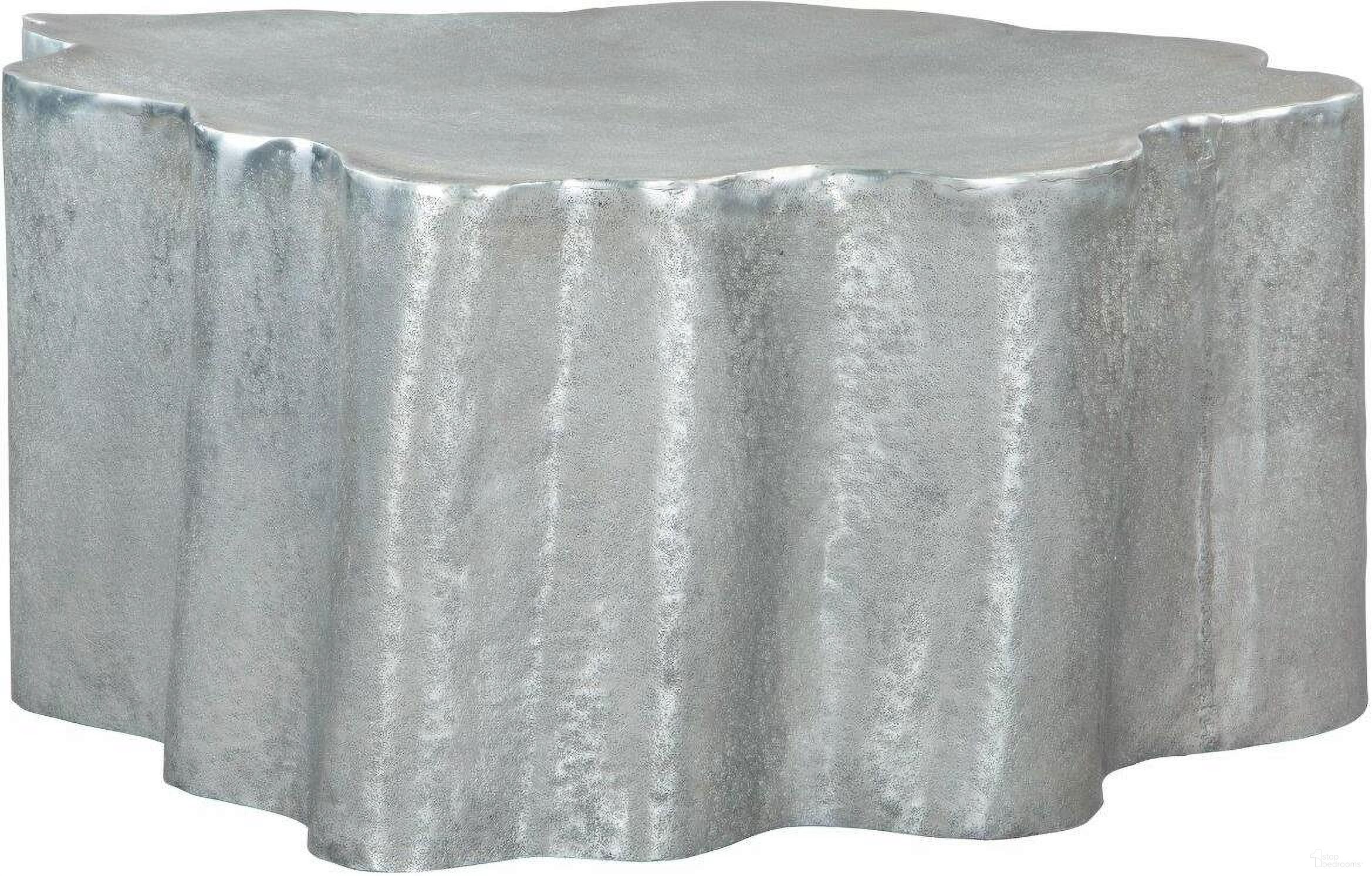 The appearance of Kortha Coffee Table In Antique Silver designed by Zuo Modern in the modern / contemporary interior design. This antique silver piece of furniture was selected by 1StopBedrooms from Kortha Collection to add a touch of cosiness and style into your home. Sku: 109462. Material: Aluminum.