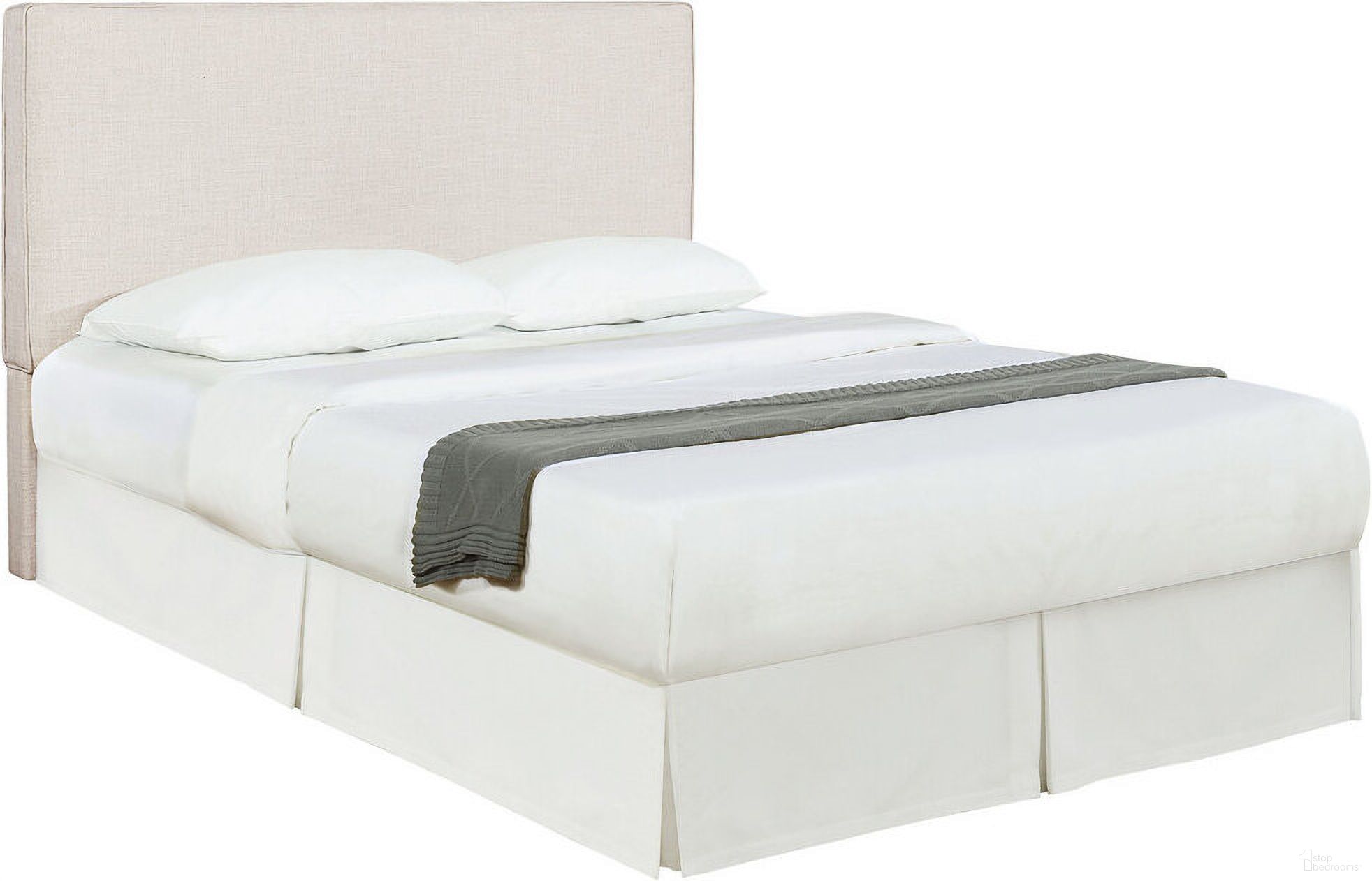 The appearance of Kosmo Rectangular Upholstered King Headboard Sand designed by Coaster in the transitional interior design. This sand piece of furniture  was selected by 1StopBedrooms from Kosmo Collection to add a touch of cosiness and style into your home. Sku: 315993K. Material: Upholstered. Bed Size: King.