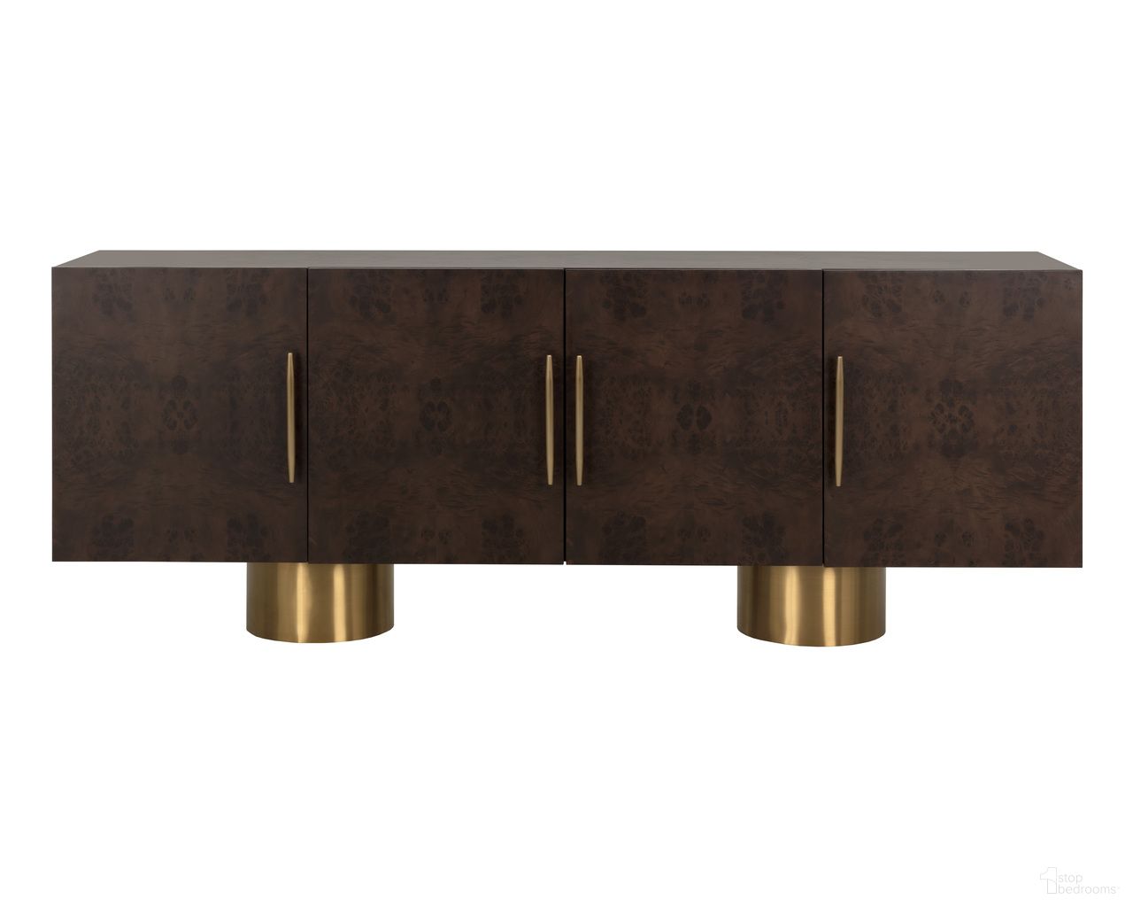 Kresteven Sideboard In Brown and Gold