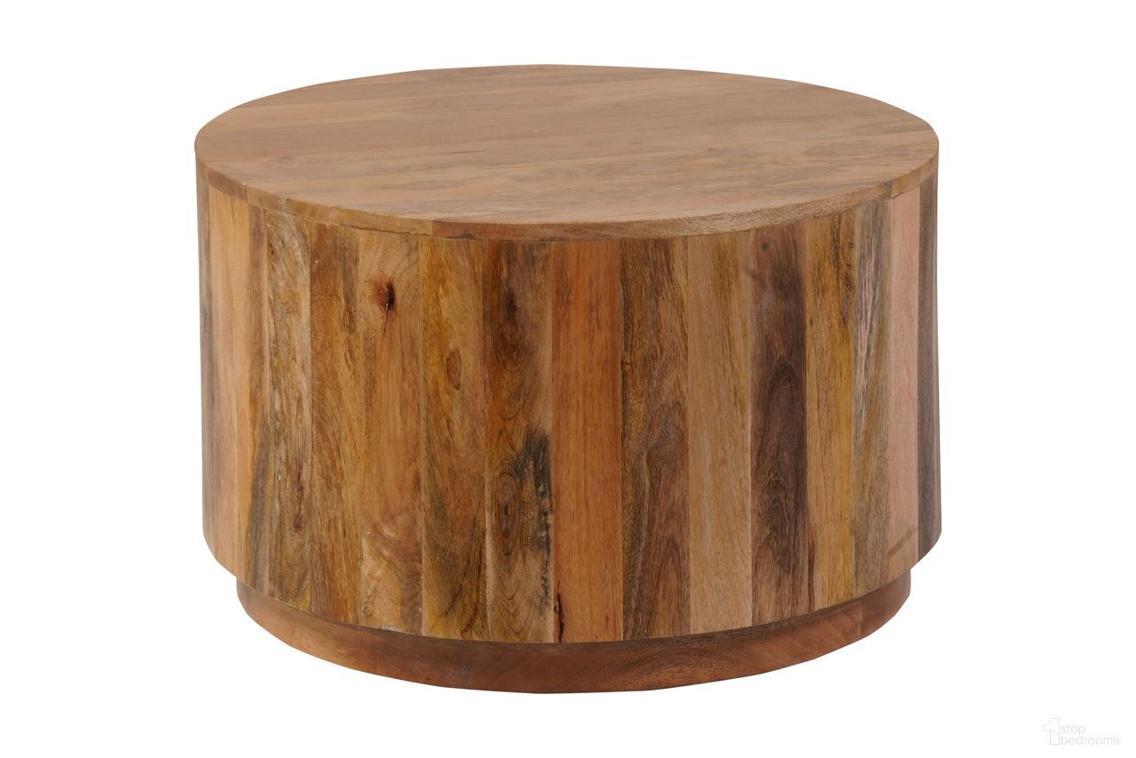 The appearance of Krissa 30 Inch Round Mango Wood Coffee Table In Natural designed by Carolina Living in the modern / contemporary interior design. This natural piece of furniture was selected by 1StopBedrooms from Krissa Collection to add a touch of cosiness and style into your home. Sku: CT-3017-RT-NMWD. Material: Mango Wood.
