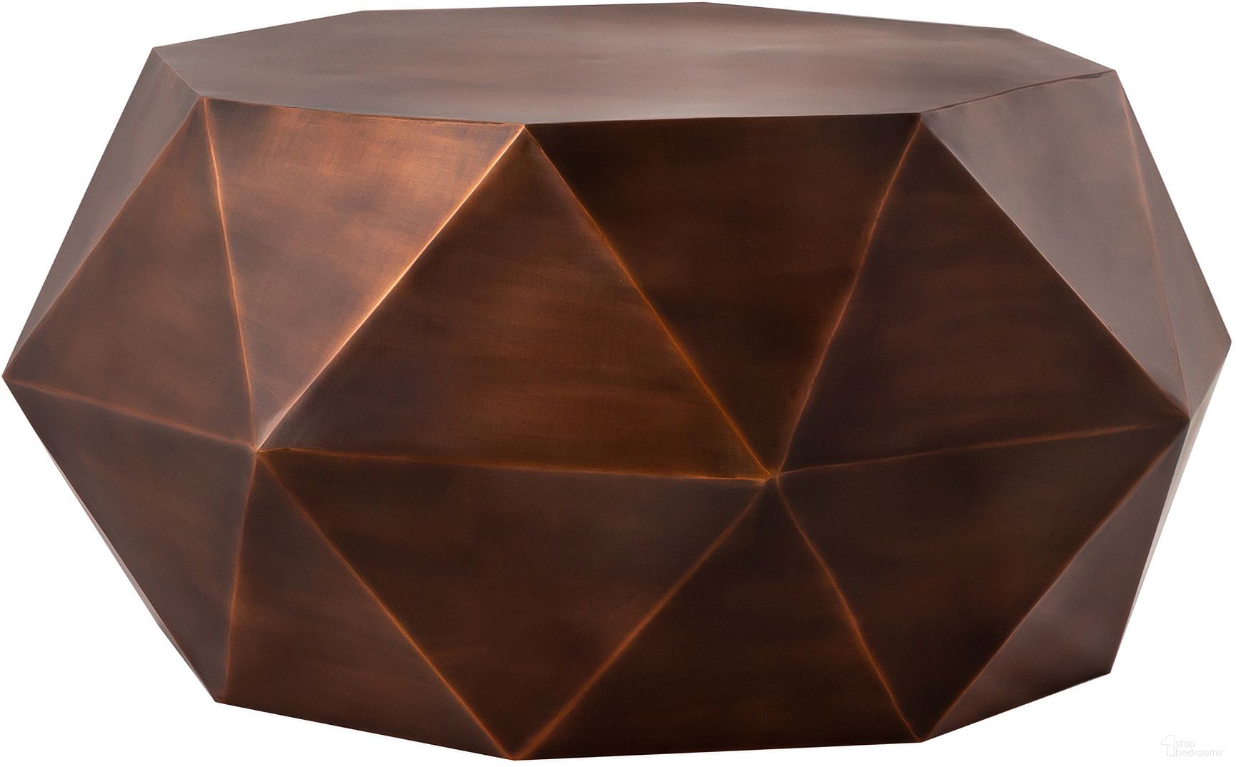The appearance of Kronos Diamond Shape Iron Coffee Table In Copper designed by Pasargad Home in the modern / contemporary interior design. This copper piece of furniture  was selected by 1StopBedrooms from Byzantine Collection to add a touch of cosiness and style into your home. Sku: PRR-041COP. Material: Iron.
