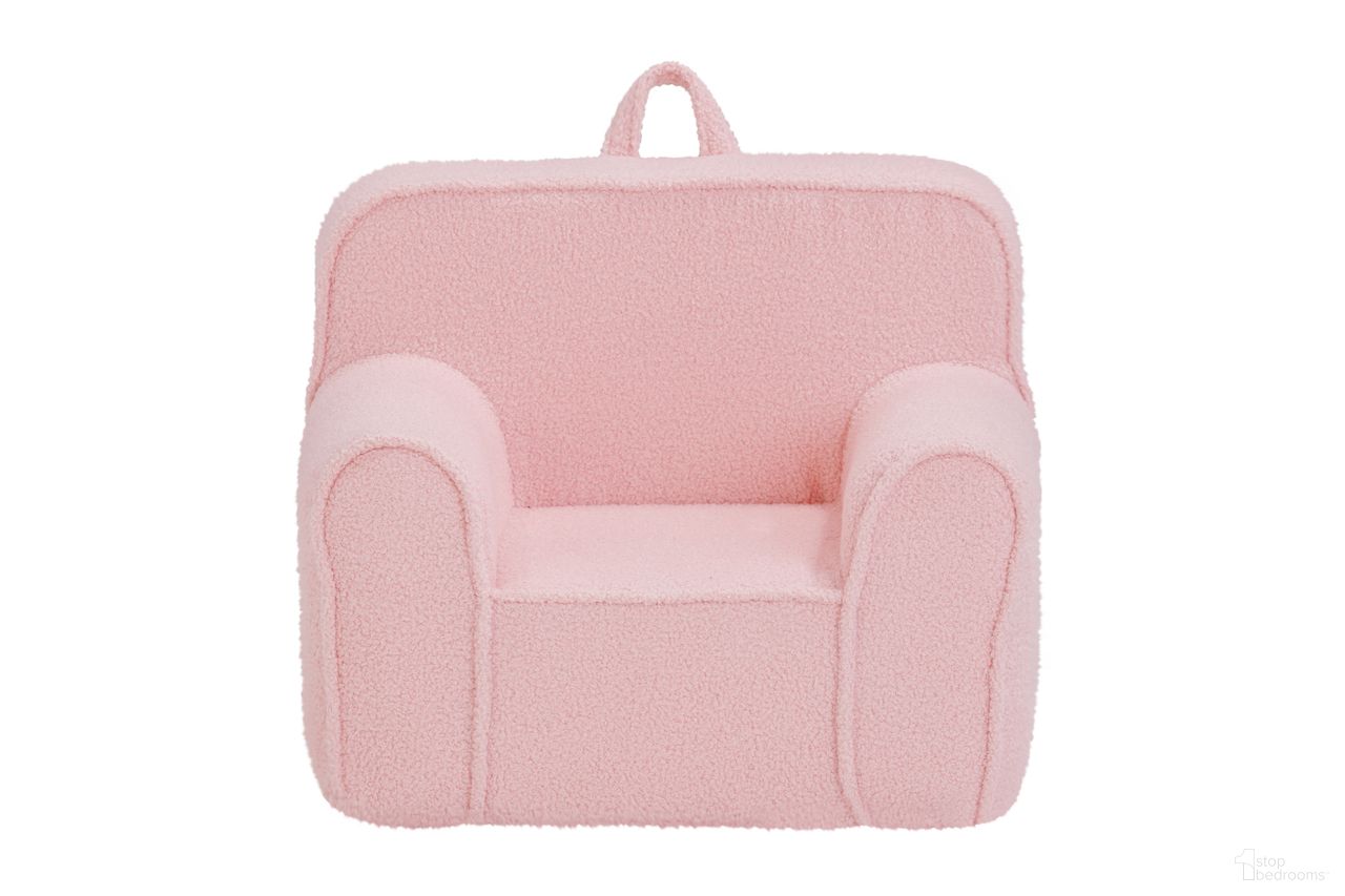 Kuddlez Kids Foam Chair In Soft Pink