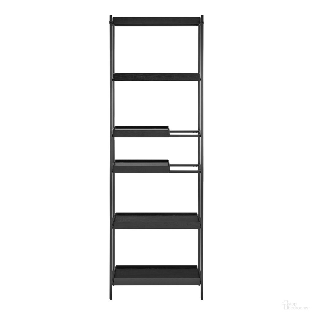 The appearance of Kumla 26 Inch 6-Tier Shelving Unit In Black designed by Euro Style in the modern / contemporary interior design. This black piece of furniture was selected by 1StopBedrooms from Kumla Collection to add a touch of cosiness and style into your home. Sku: 31132BLK-A;31132BLK-B. Material: MDF.