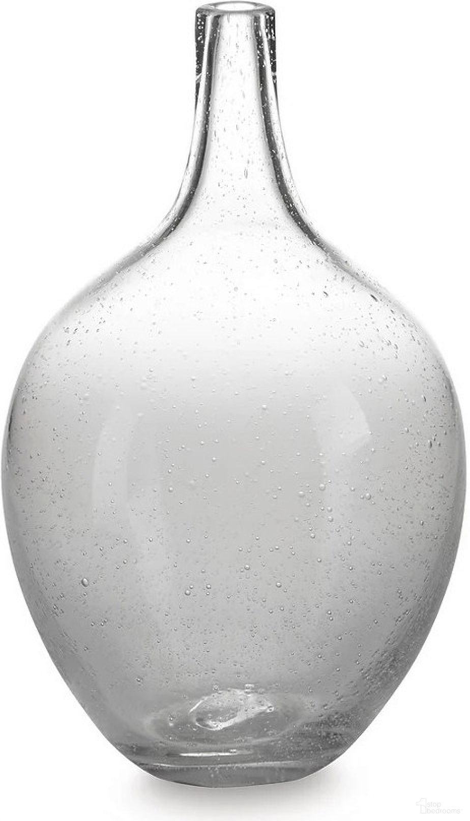 The appearance of Kurthorne Vase In Clear designed by Signature Design by Ashley in the transitional interior design. This clear piece of furniture  was selected by 1StopBedrooms from Kurthorne Collection to add a touch of cosiness and style into your home. Sku: A2900026. Material: Glass.