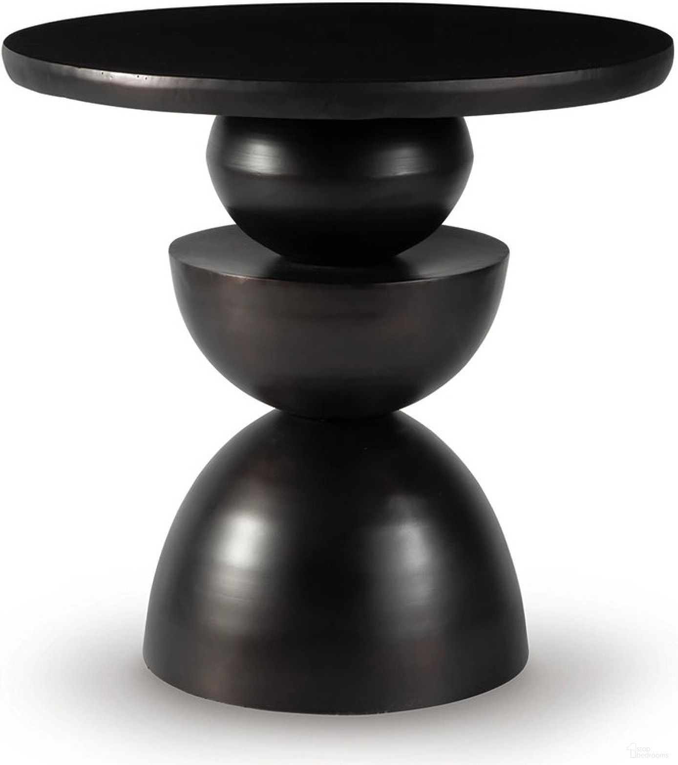 The appearance of Kurtson Accent Table In Bronze designed by Signature Design by Ashley in the modern / contemporary interior design. This bronze piece of furniture  was selected by 1StopBedrooms from Kurtson Collection to add a touch of cosiness and style into your home. Sku: A4000680. Material: Metal.