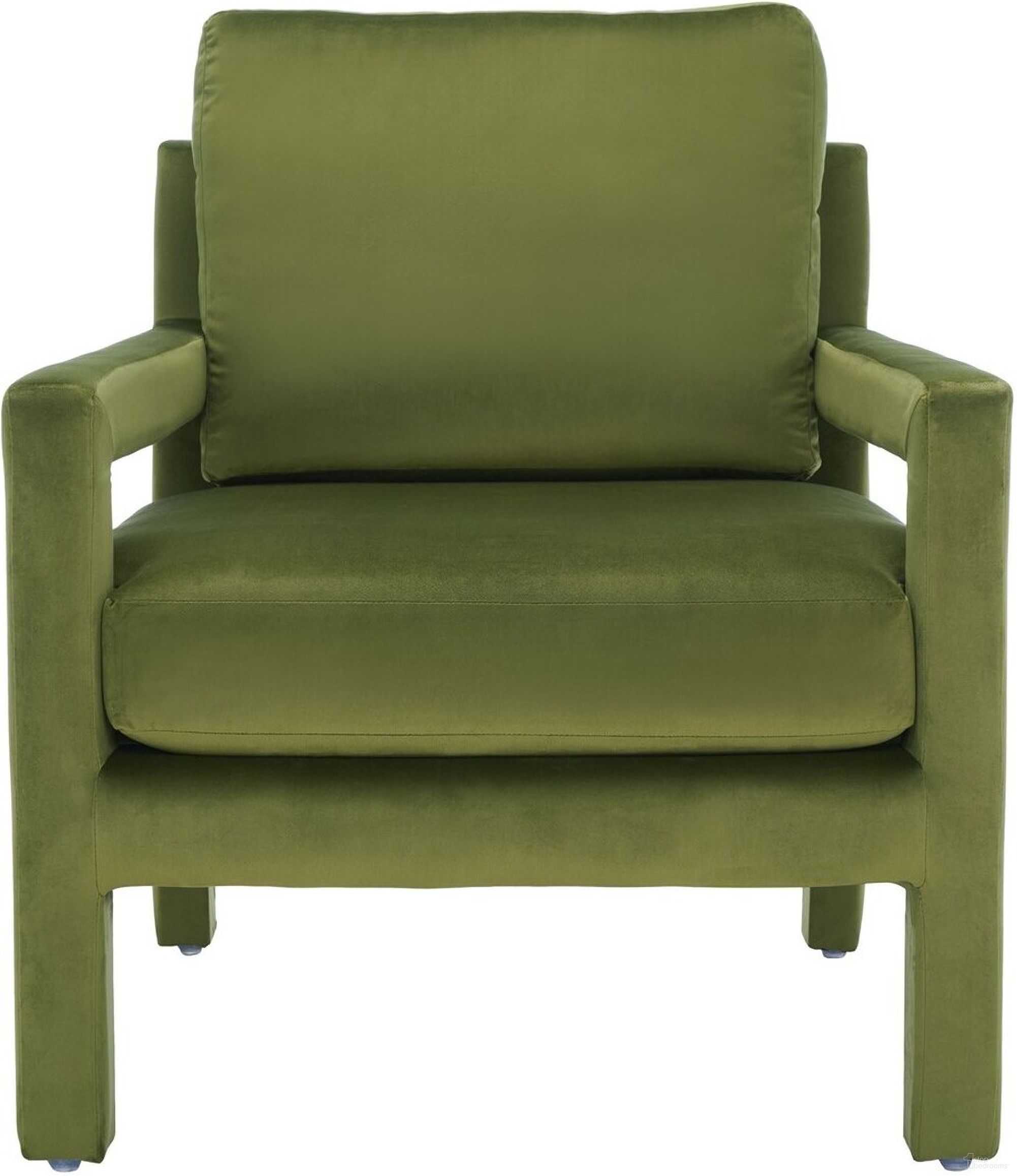 Kye Accent Chair in Olive Green