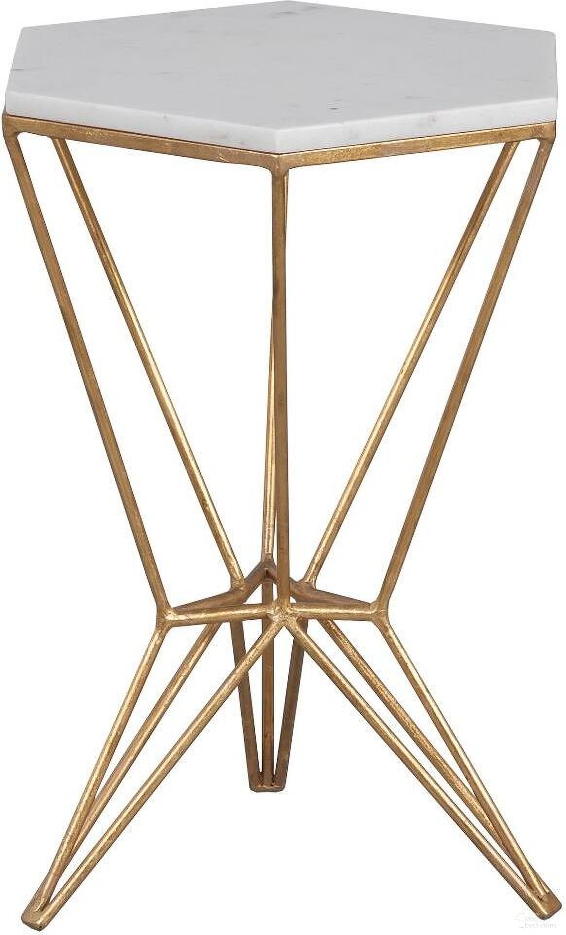 The appearance of La Bella Drink Table In Antique Gold designed by Fairfield Chair in the transitional interior design. This antique gold piece of furniture  was selected by 1StopBedrooms from La Bella Collection to add a touch of cosiness and style into your home. Sku: 8158-28. Material: Metal.