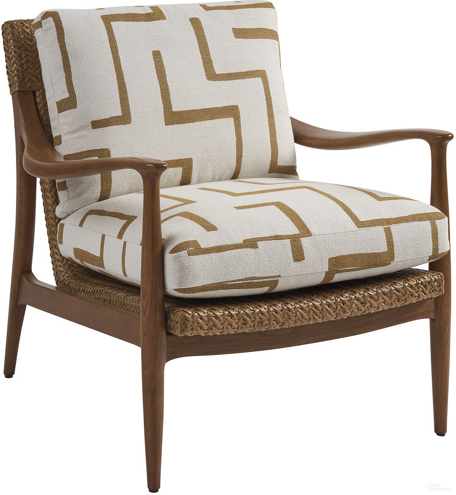 The appearance of La Costa Claremont Chair designed by Lexington in the transitional interior design. This yellow/gold piece of furniture was selected by 1StopBedrooms from La Costa Collection to add a touch of cosiness and style into your home. Sku: 1686-11-60.