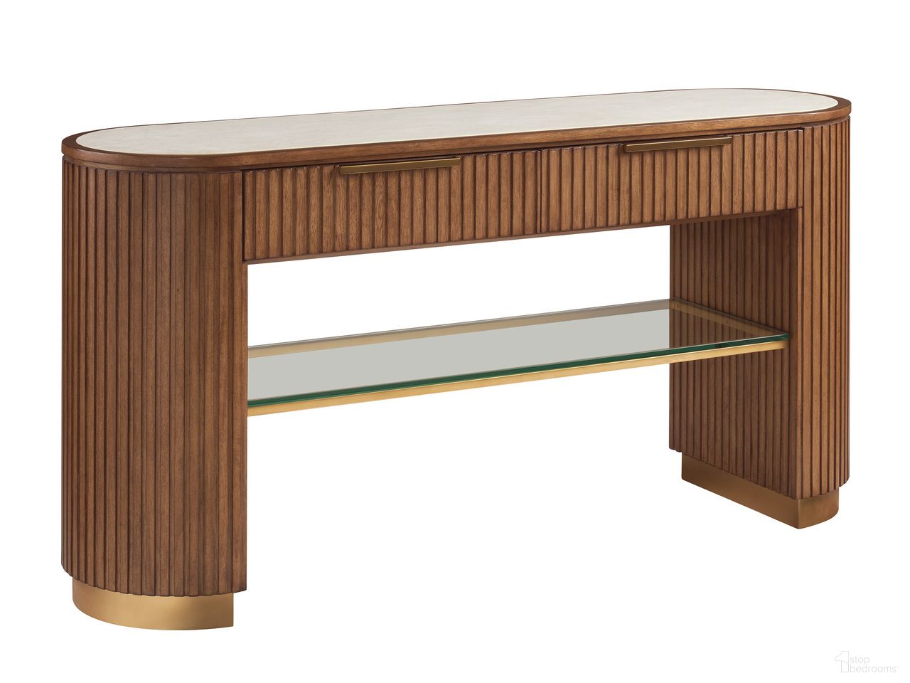 The appearance of La Costa Dana Point Server In Brown designed by Lexington in the modern / contemporary interior design. This brown piece of furniture  was selected by 1StopBedrooms from La Costa Collection to add a touch of cosiness and style into your home. Sku: 420-869. Material: Wood.