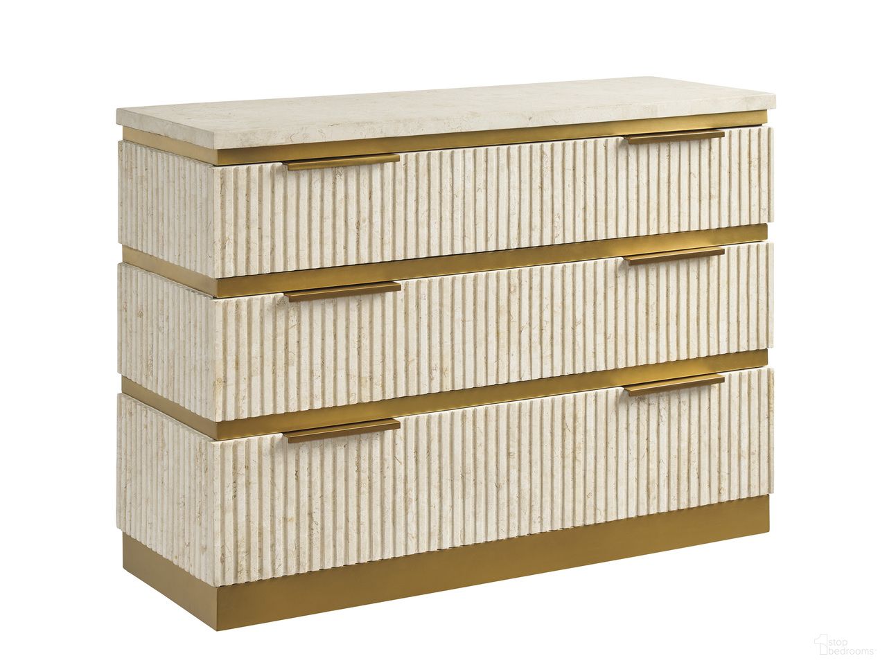 The appearance of La Costa Montage Stone Hall Chest In Beige designed by Lexington in the modern / contemporary interior design. This beige piece of furniture was selected by 1StopBedrooms from La Costa Collection to add a touch of cosiness and style into your home. Sku: 420-973. Material: Stone.