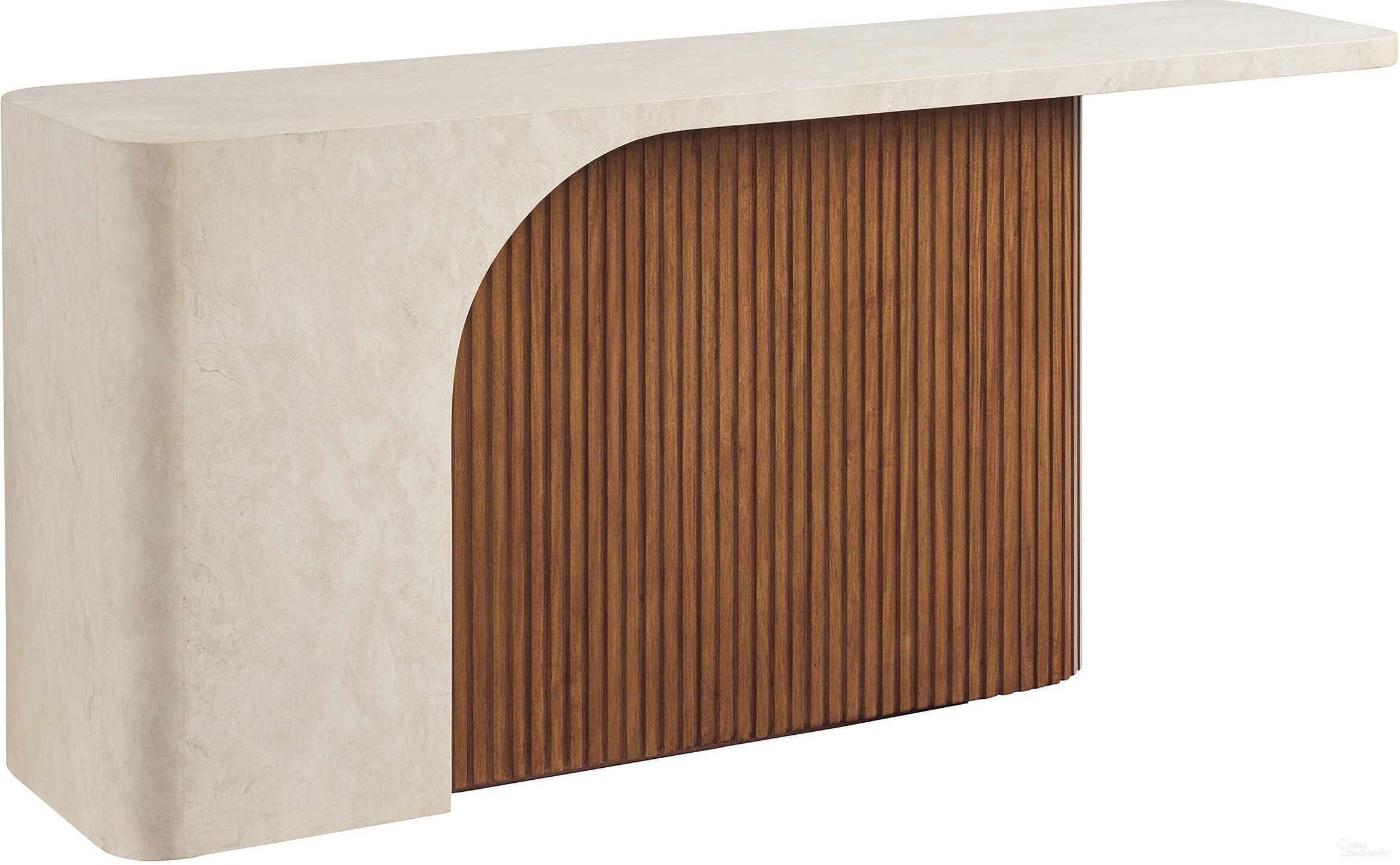 The appearance of La Costa Seabourne Console Table In Cream designed by Lexington in the modern / contemporary interior design. This cream piece of furniture was selected by 1StopBedrooms from La Costa Collection to add a touch of cosiness and style into your home. Sku: 420-967. Material: Marble.