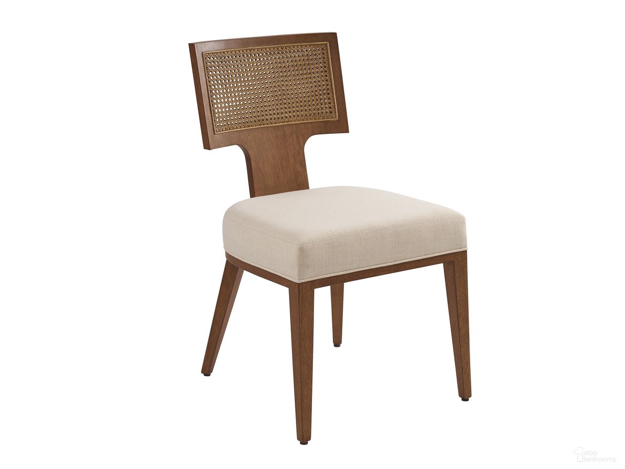 The appearance of La Costa Serrano Woven Side Chair In Brown designed by Lexington in the modern / contemporary interior design. This brown piece of furniture was selected by 1StopBedrooms from La Costa Collection to add a touch of cosiness and style into your home. Sku: 420-880-01. Material: Wood. Chair Type: Side Chair.