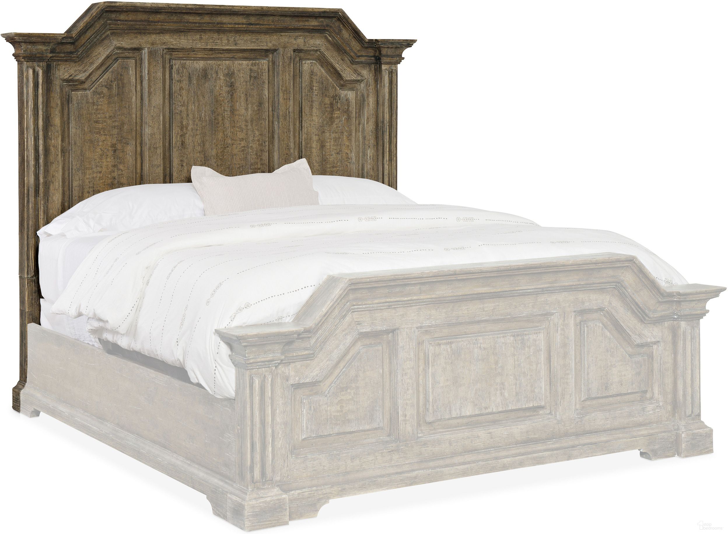 The appearance of La Grange Bradshaw Queen Panel Headboard designed by Hooker in the traditional interior design. This medium wood piece of furniture was selected by 1StopBedrooms from La Grange Collection to add a touch of cosiness and style into your home. Sku: 6960-90251-80. Material: Wood. Bed Size: Queen.