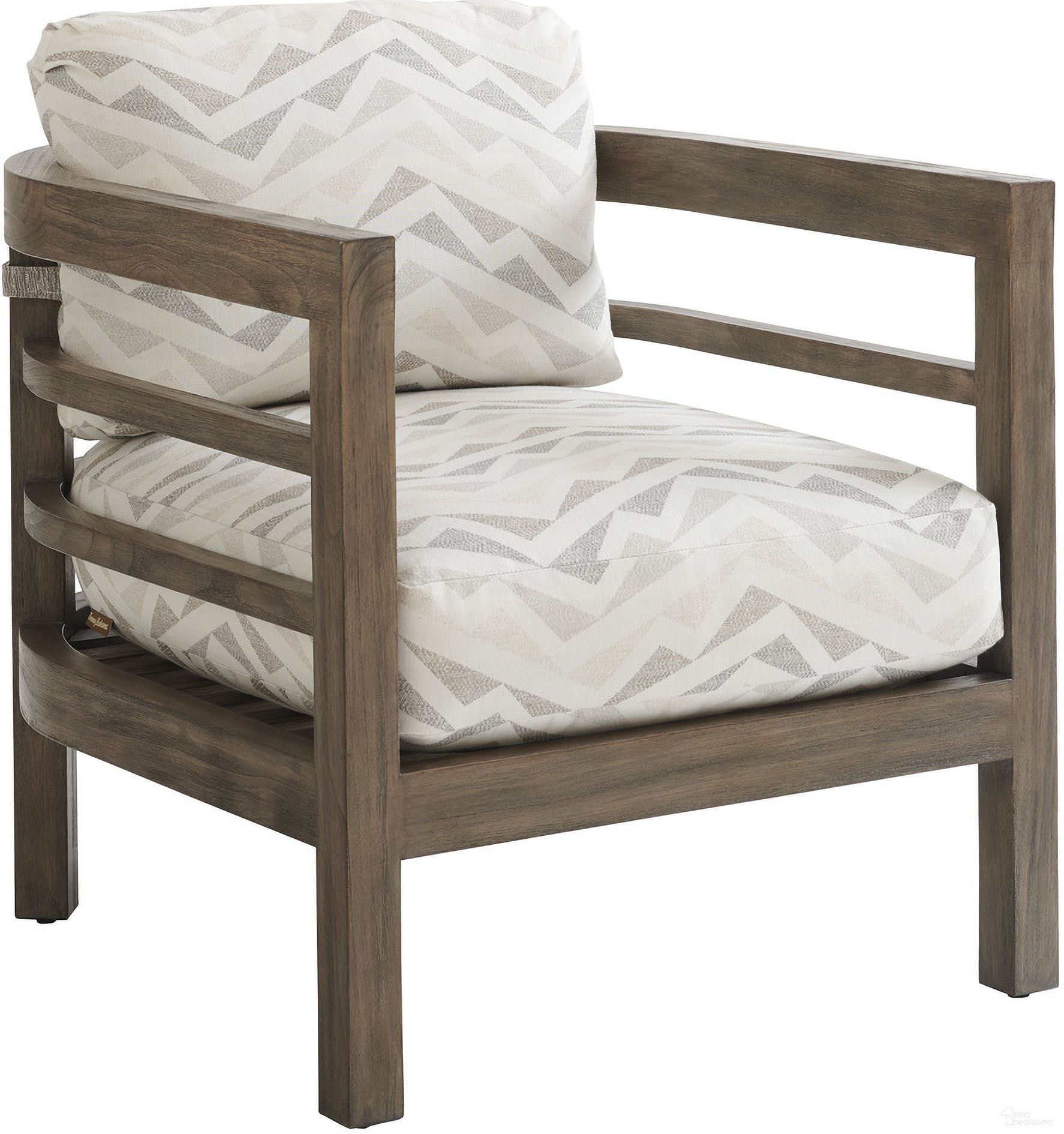 The appearance of La Jolla Lounge Chair In Taupe designed by Tommy Bahama in the modern / contemporary interior design. This taupe piece of furniture was selected by 1StopBedrooms from La Jolla Collection to add a touch of cosiness and style into your home. Sku: 3950-11-40. Material: Wood.