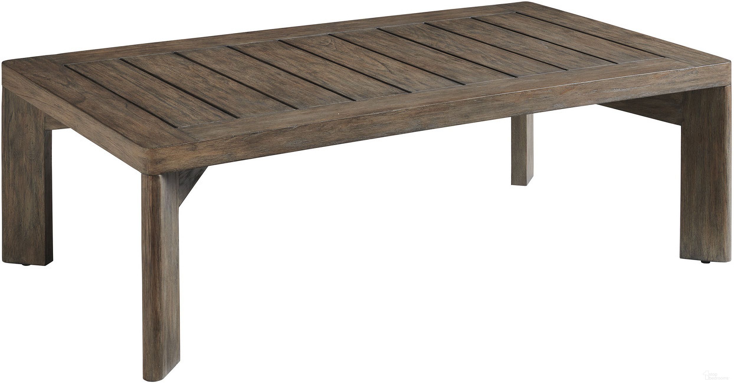 The appearance of La Jolla Rectangular Cocktail Table In Taupe designed by Tommy Bahama in the modern / contemporary interior design. This taupe piece of furniture  was selected by 1StopBedrooms from La Jolla Collection to add a touch of cosiness and style into your home. Sku: 3950-945. Material: Wood.