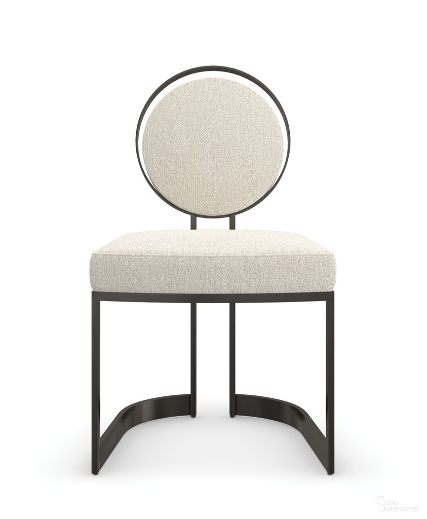 La Lune Dining Chair Set of 2 In Brown and Bronze