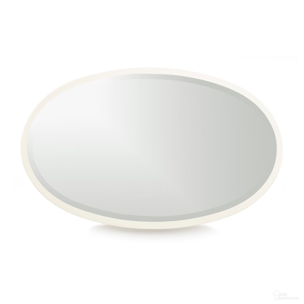 The appearance of La Marisia Wall Mirror In Creamy Pearl designed by Michael Amini in the modern / contemporary interior design. This creamy pearl piece of furniture  was selected by 1StopBedrooms from La Marisia Collection to add a touch of cosiness and style into your home. Sku: 9089260-112. Material: Poplar.
