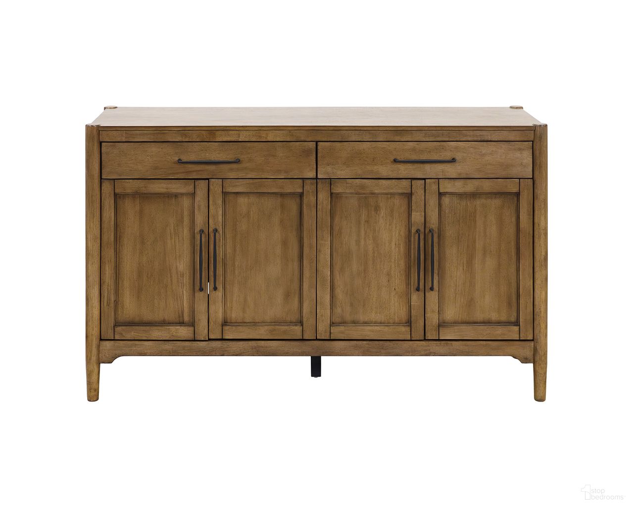 Lachlan Wood Dining Storage Sideboard In Brown