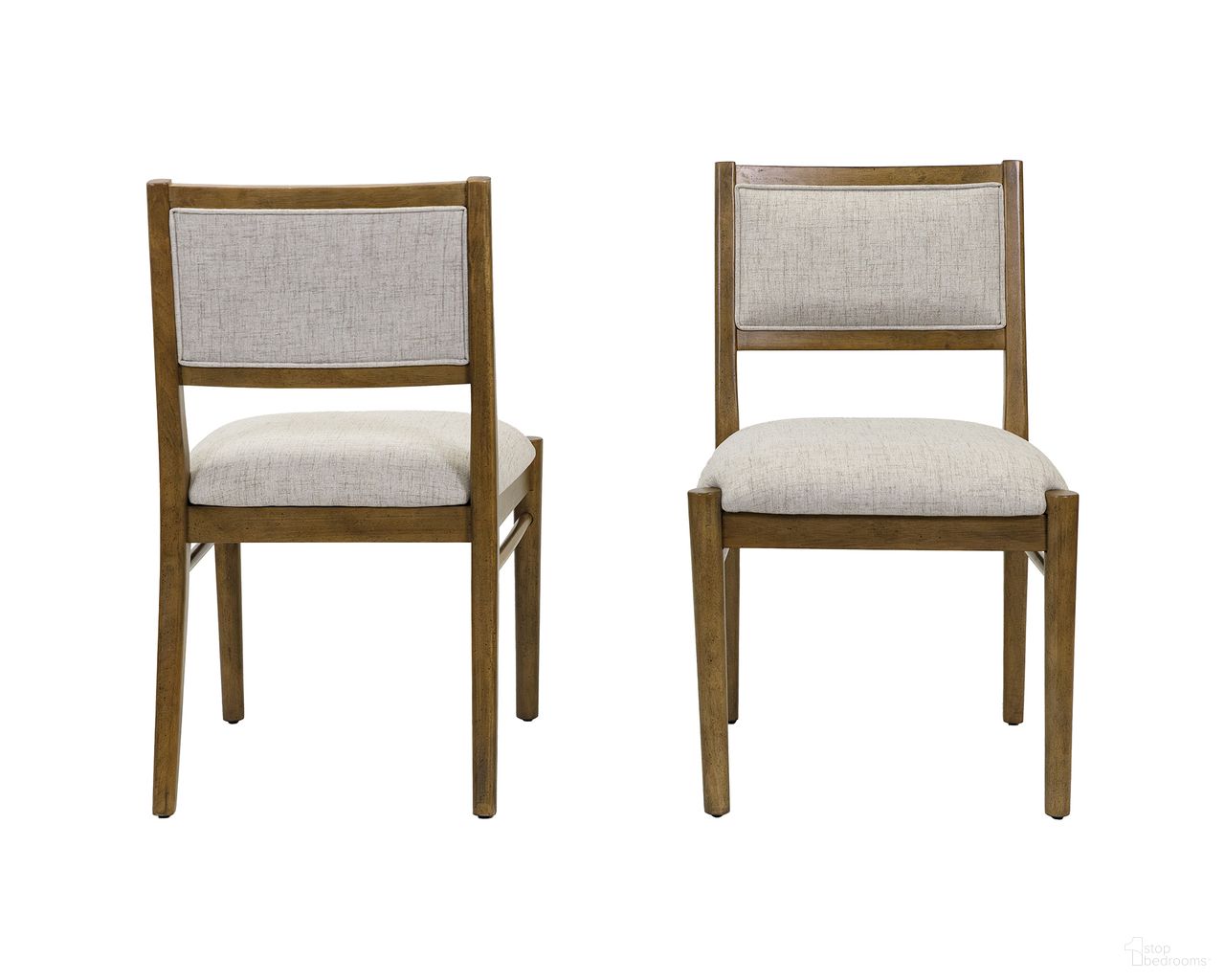 The appearance of Lachlan Wood Upholstered Back Dining Chairs Set of 2 In Brown designed by Martin Furniture in the modern / contemporary interior design. This brown piece of furniture was selected by 1StopBedrooms from Lachlan Collection to add a touch of cosiness and style into your home. Sku: IMLN71. Material: Solid Hardwood. Chair Type: Side Chair.