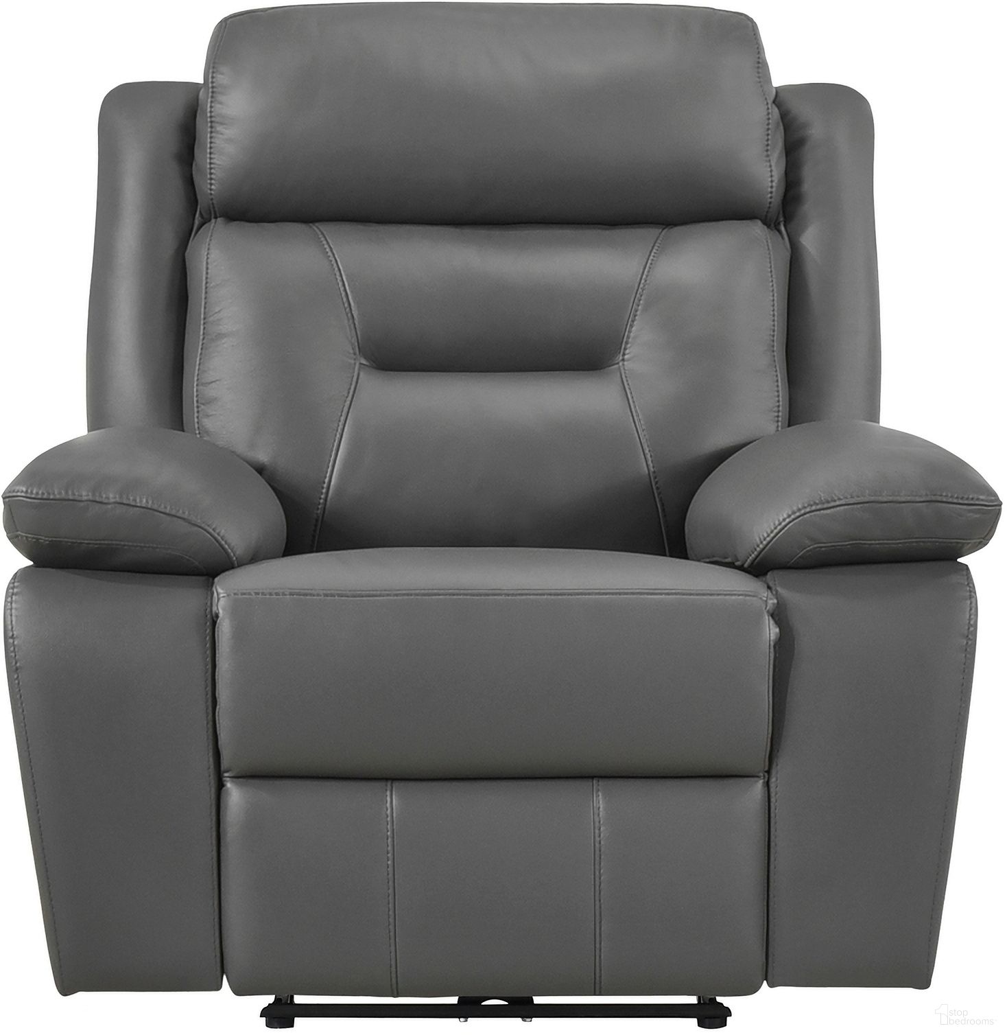 The appearance of Laconia Power Reclining Chair In Dark Gray designed by Homelegance in the modern / contemporary interior design. This dark gray piece of furniture was selected by 1StopBedrooms from Laconia Collection to add a touch of cosiness and style into your home. Sku: 9629DGY-1PW. Material: Leather.