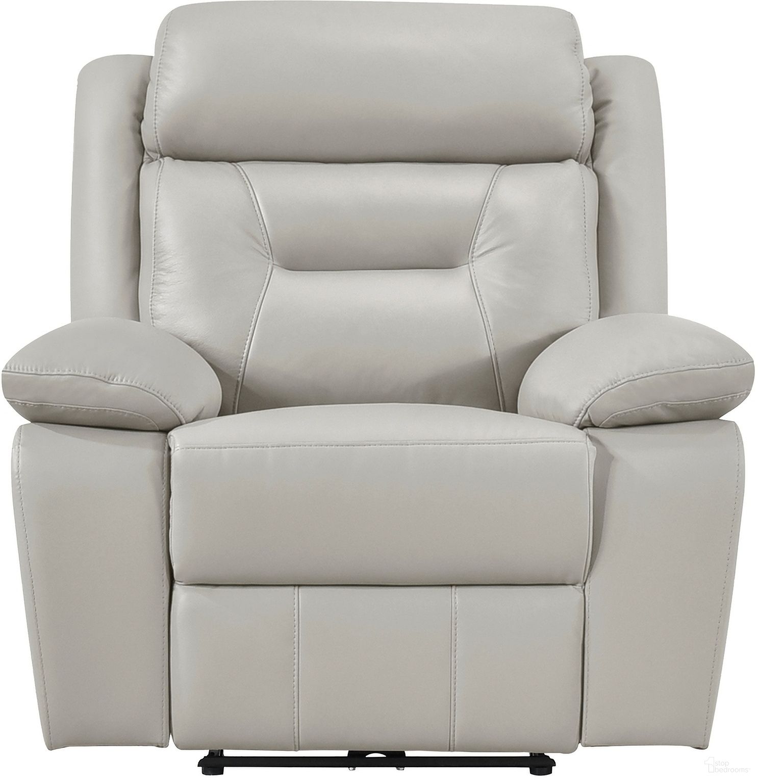 The appearance of Laconia Power Reclining Chair In Gray designed by Homelegance in the modern / contemporary interior design. This gray piece of furniture was selected by 1StopBedrooms from Laconia Collection to add a touch of cosiness and style into your home. Sku: 9629SVE-1PW. Material: Leather.
