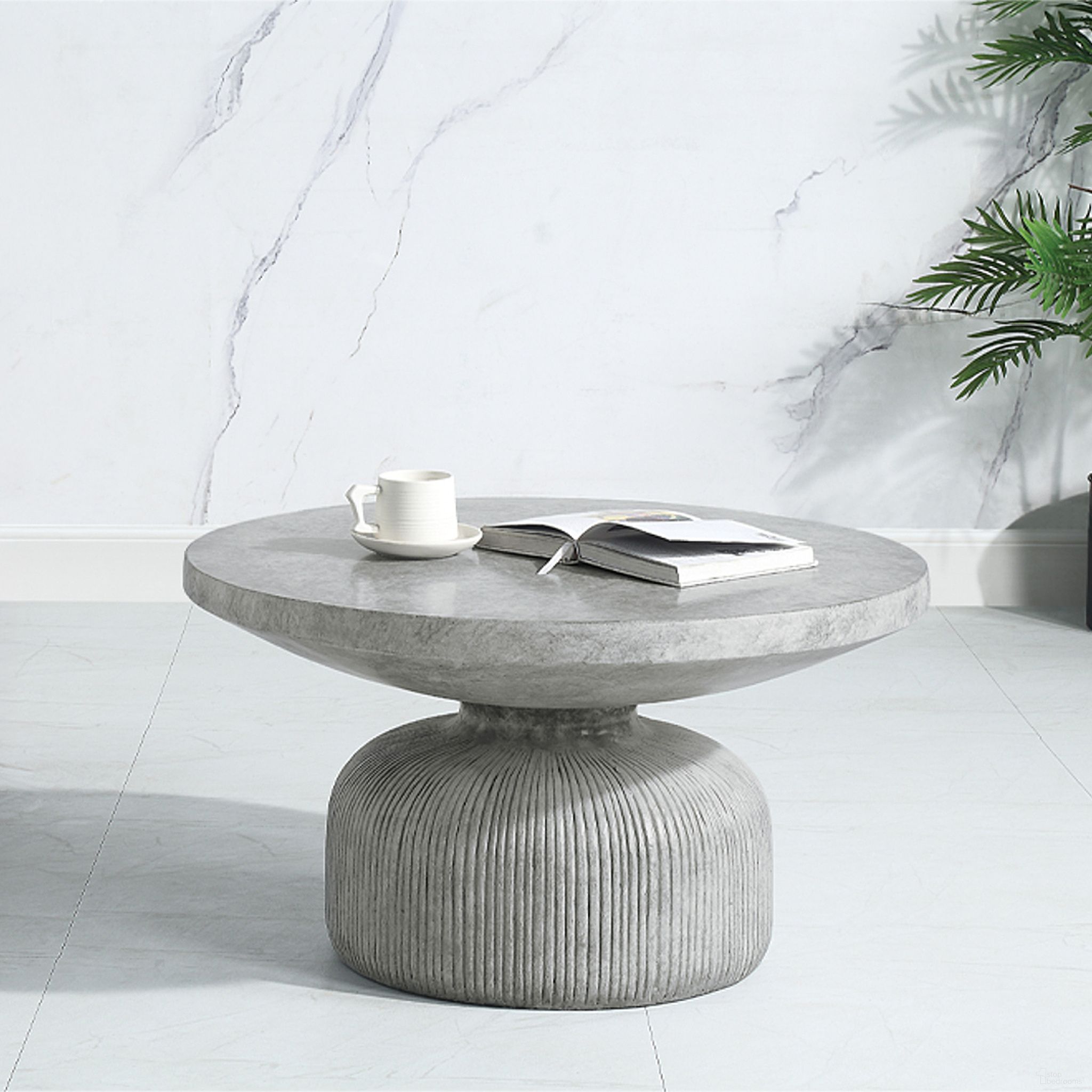 Laddie Coffee Table In Weathered Gray