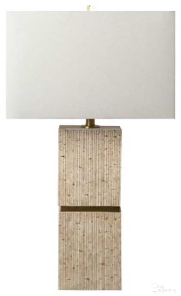 Laddner polyresin Table Lamp In Beige