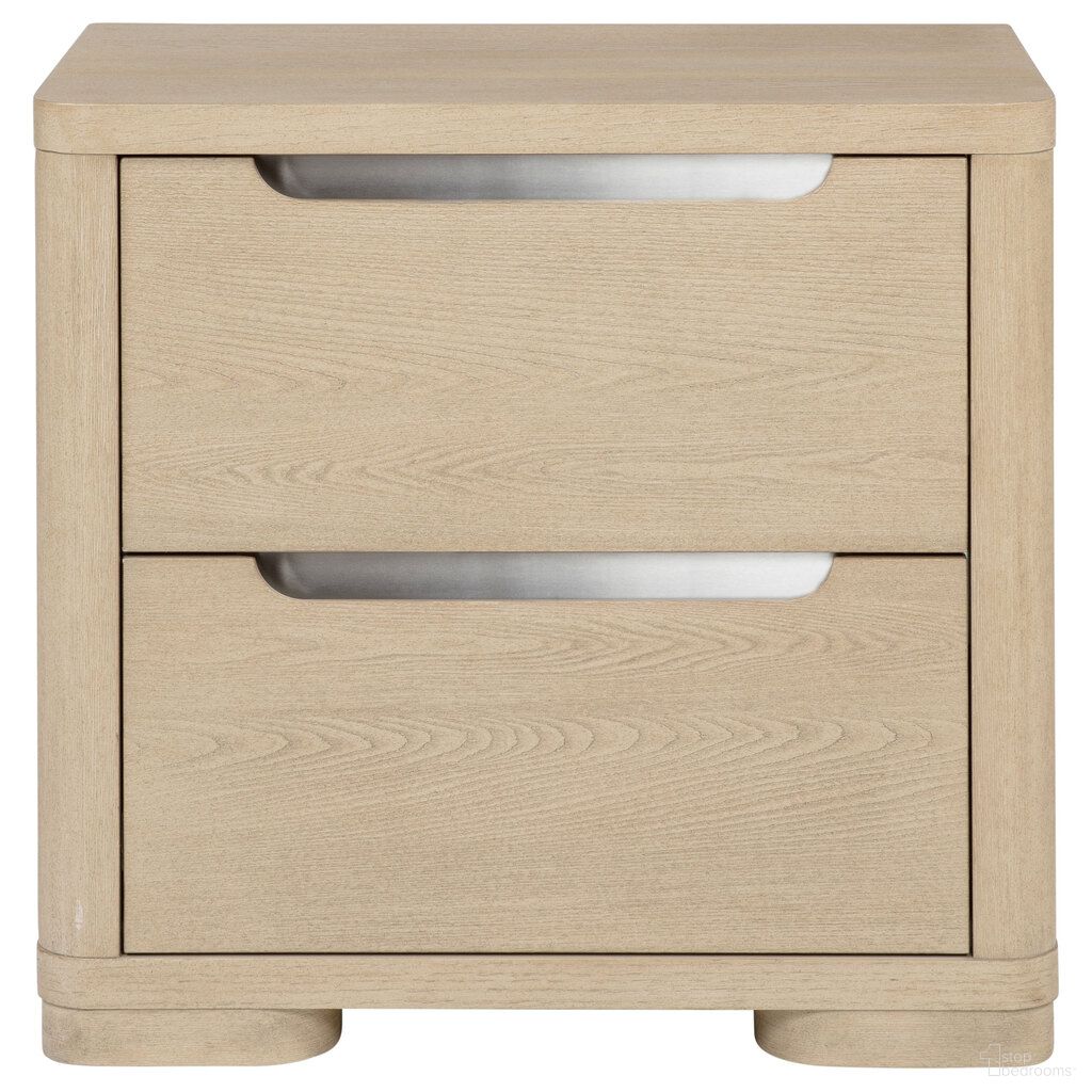 The appearance of Ladera 2-Drawer Nightstand Bedside Table In Light Elm designed by Coaster in the modern / contemporary interior design. This light elm piece of furniture was selected by 1StopBedrooms from Ladera Collection to add a touch of cosiness and style into your home. Sku: 225082. Material: MDF.