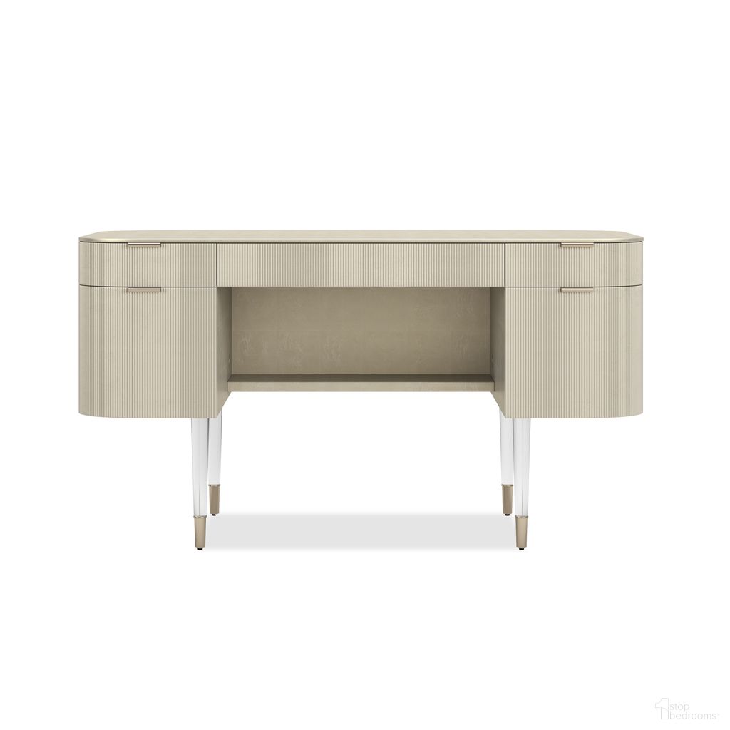 The appearance of Lady Love Desk In Cream designed by Caracole in the modern / contemporary interior design. This cream piece of furniture was selected by 1StopBedrooms from Lady Love Collection to add a touch of cosiness and style into your home. Sku: CLA-424-071. Material: Resin.