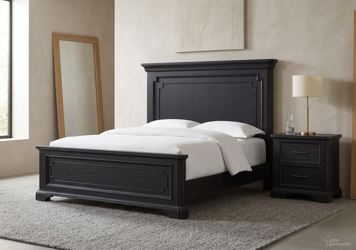 The appearance of Lafayette III Panel Bedroom Set in Charcoal designed by FD Home in the traditional interior design. This charcoal piece of furniture was selected by 1StopBedrooms from Lafayette III Collection to add a touch of cosiness and style into your home. Sku: 7753-13;7753-14;7753-08;7753-02. Bed Size: Queen. Material: Oak Veneer.