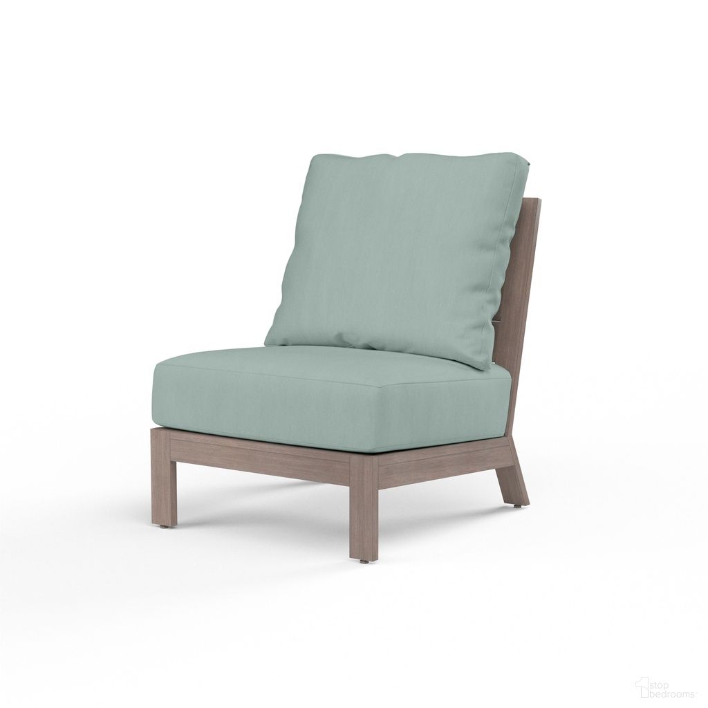 The appearance of Laguna Armless Club in Cast Mist designed by Sunset West in the transitional interior design. This cast mist piece of furniture was selected by 1StopBedrooms from Laguna Collection to add a touch of cosiness and style into your home. Sku: SW3501-AC-40429. Material: Aluminum.