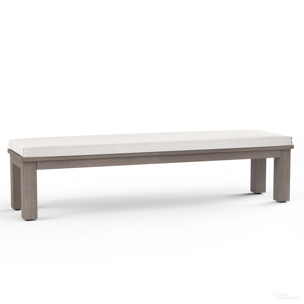 The appearance of Laguna Dining Bench in Canvas Flax designed by Sunset West in the transitional interior design. This canvas flax piece of furniture was selected by 1StopBedrooms from Laguna Collection to add a touch of cosiness and style into your home. Sku: SW3501-BNC-FLX-STKIT. Material: Aluminum.