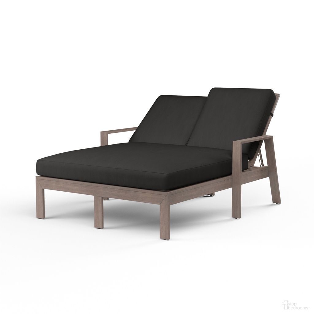The appearance of Laguna Double Chaise Lounge in Spectrum Carbon designed by Sunset West in the transitional interior design. This spectrum carbon piece of furniture was selected by 1StopBedrooms from Laguna Collection to add a touch of cosiness and style into your home. Sku: SW3501-99-48085. Material: Aluminum.