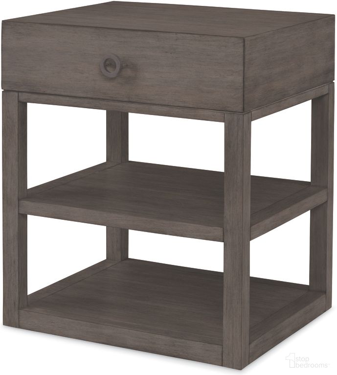 The appearance of Laguna Small Nightstand In Mink designed by Century Furniture in the modern / contemporary interior design. This mink piece of furniture was selected by 1StopBedrooms from Curate Collection to add a touch of cosiness and style into your home. Sku: CT4011-MK. Material: Veneer.