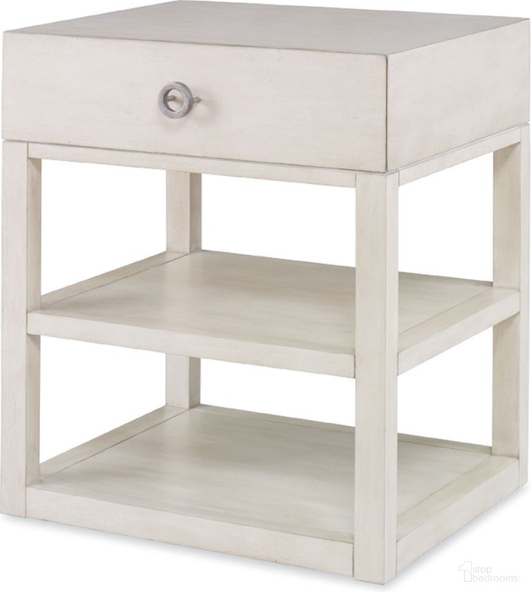 The appearance of Laguna Small Nightstand In Peninsula designed by Century Furniture in the transitional interior design. This peninsula piece of furniture was selected by 1StopBedrooms from Curate Collection to add a touch of cosiness and style into your home. Sku: CT4011-PN. Material: Veneer.