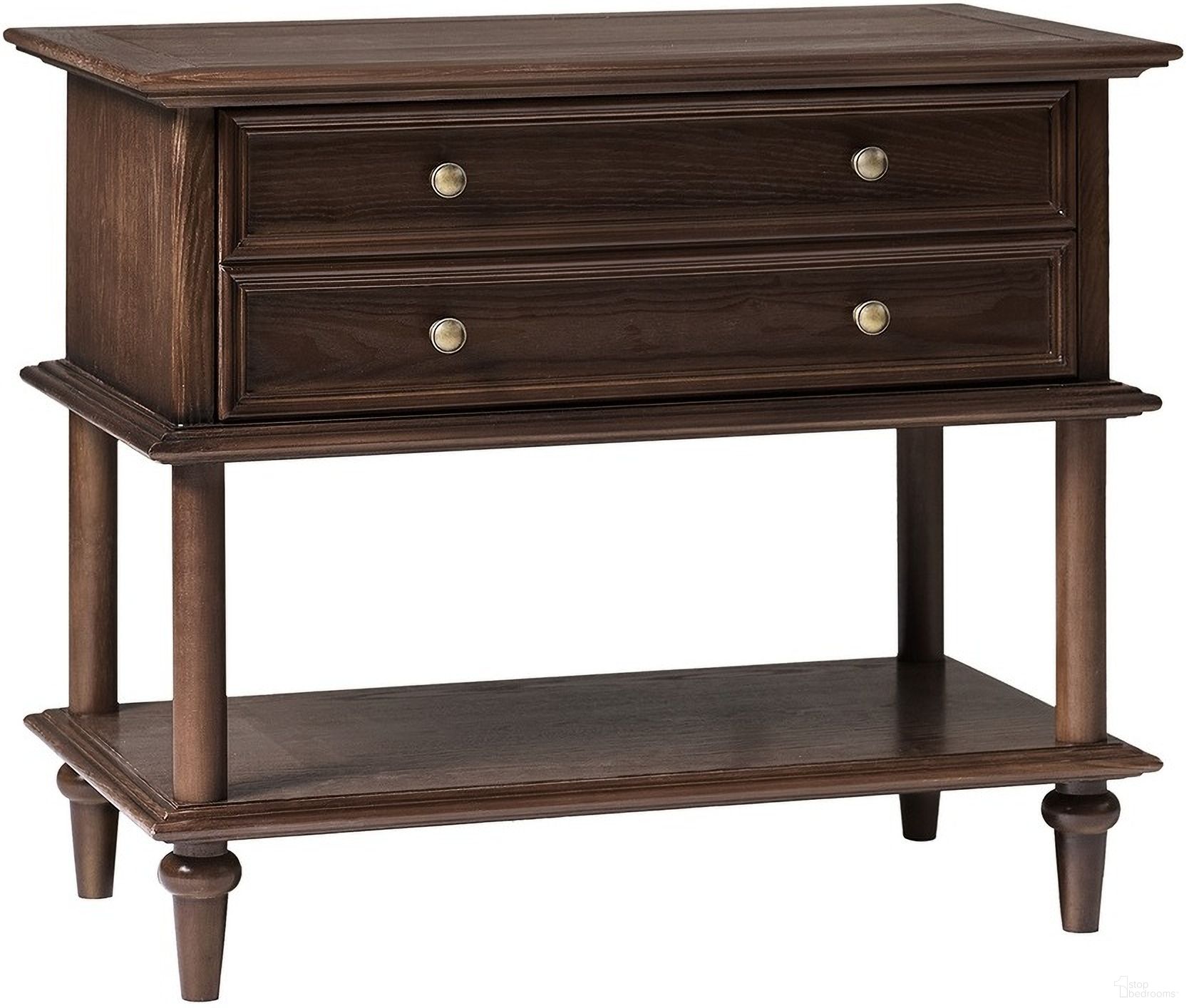 The appearance of Lajos End Table In Walnut designed by Karat Home in the modern / contemporary interior design. This walnut piece of furniture was selected by 1StopBedrooms from Lajos Collection to add a touch of cosiness and style into your home. Sku: NSHD1415-WAL. Material: Solid Wood.