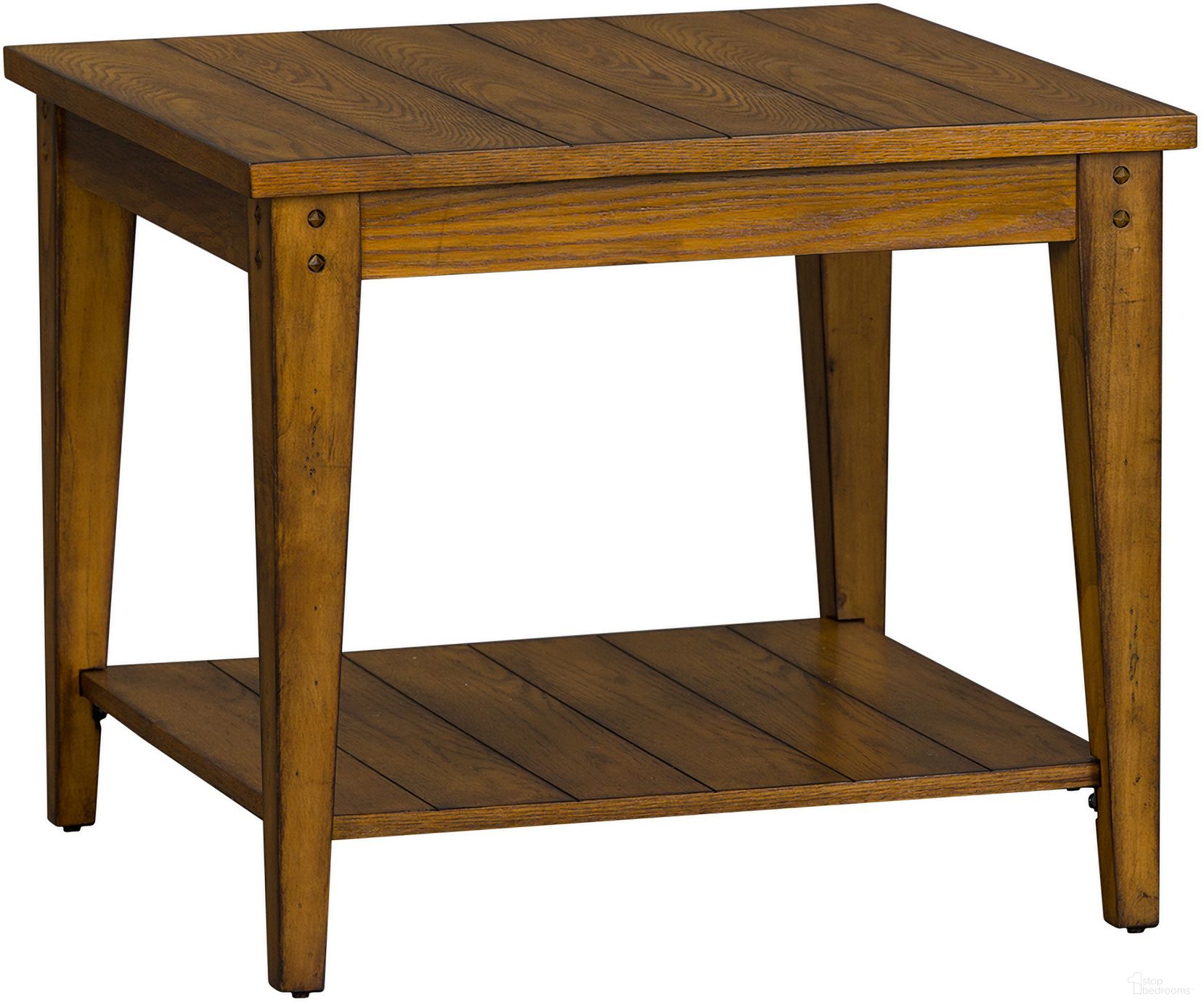 The appearance of Lake House Square Lamp Table designed by Liberty in the transitional interior design. This oak piece of furniture  was selected by 1StopBedrooms from Lake House Collection to add a touch of cosiness and style into your home. Sku: 110-OT1023. Material: Wood.