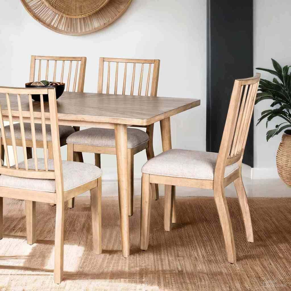 The appearance of Lakeside Side Chair Set of 2 In Natural designed by Furniture of America in the modern / contemporary interior design. This natural piece of furniture was selected by 1StopBedrooms from Lakeside Collection to add a touch of cosiness and style into your home. Sku: FM39002NT-SC-2PK. Material: Solid Rubberwood. Chair Type: Side Chair.