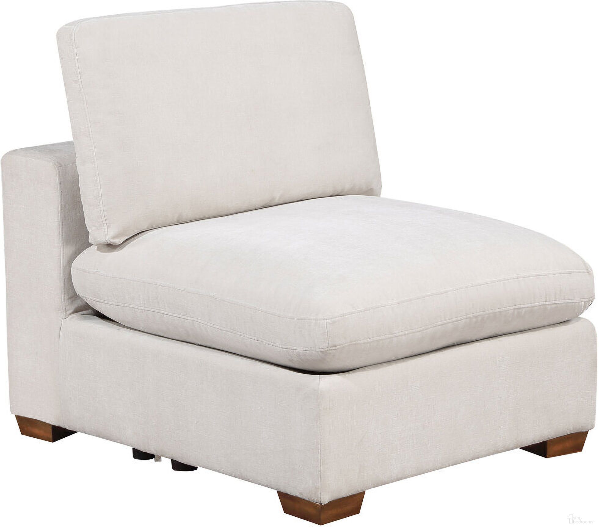 The appearance of Lakeview Upholstered Armless Chair Ivory designed by Coaster in the transitional interior design. This ivory piece of furniture was selected by 1StopBedrooms from Lakeview Collection to add a touch of cosiness and style into your home. Sku: 551461. Material: Upholstered.