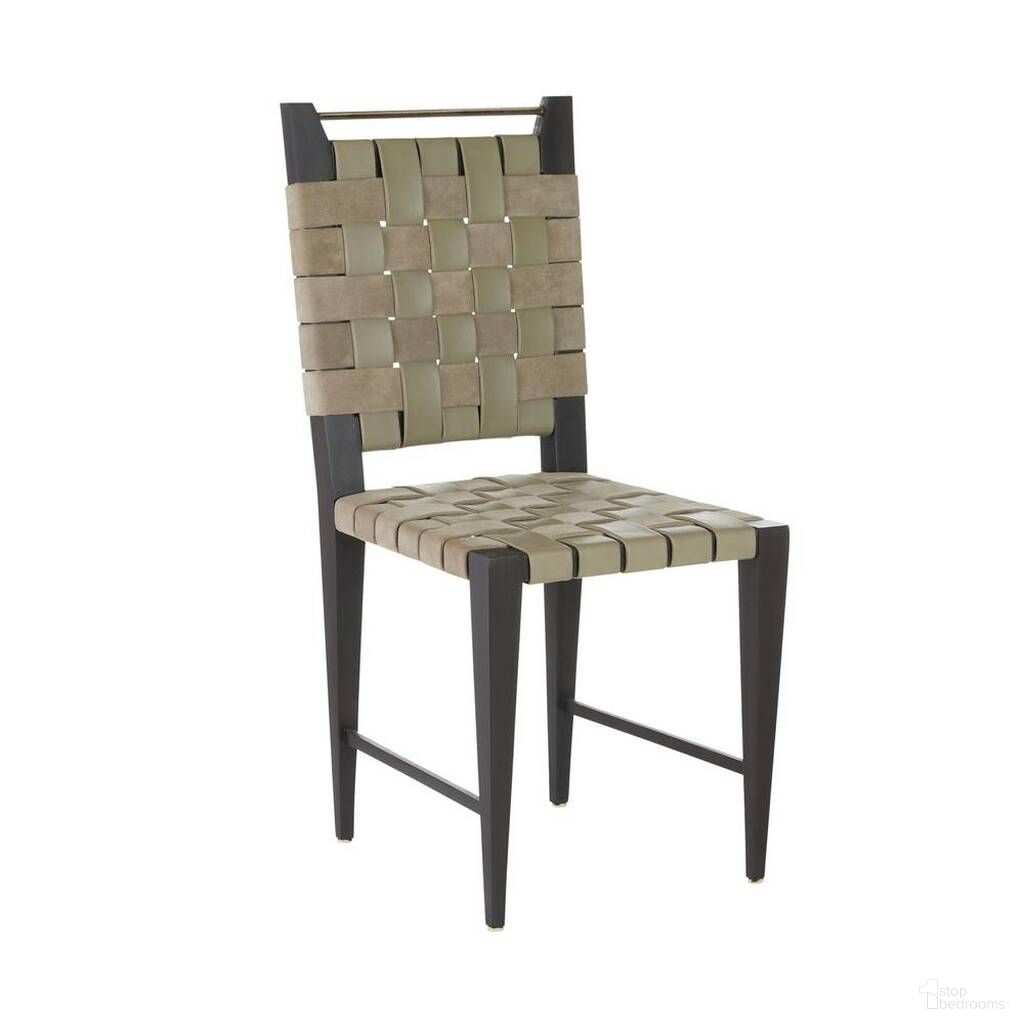 The appearance of Lakewood Dining Chair In Stone designed by Arteriors in the  interior design. This stone piece of furniture  was selected by 1StopBedrooms from Lakewood Collection to add a touch of cosiness and style into your home. Sku: FRI19. Material: Leather. Chair Type: Side Chair.