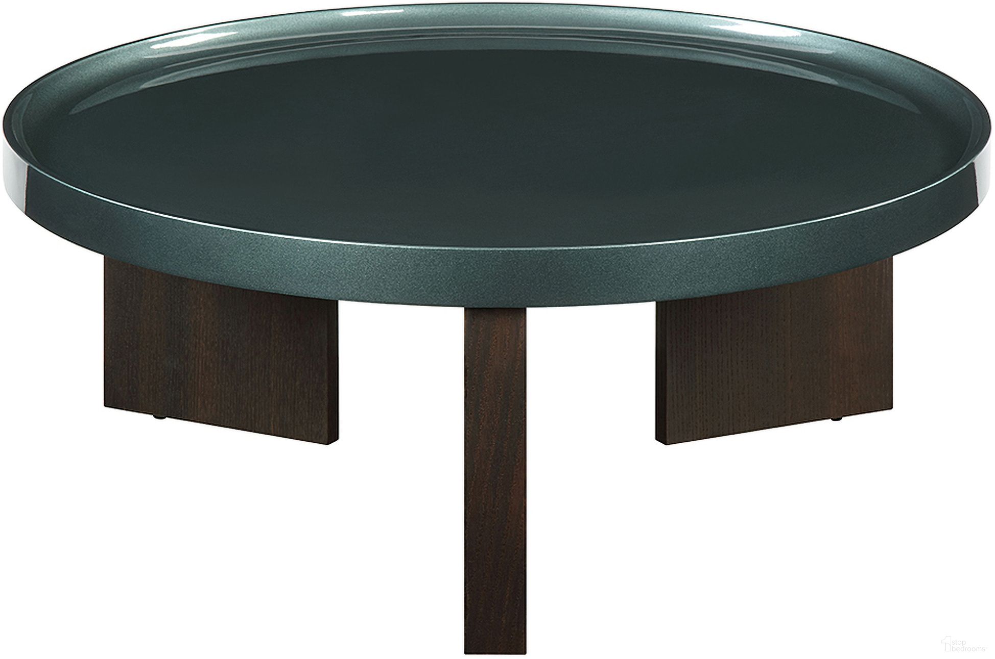 The appearance of Lakita Coffee Table In Blackish Green and Dark Blond designed by ACME in the modern / contemporary interior design. This blackish green/ dark blond piece of furniture  was selected by 1StopBedrooms from Lakita Collection to add a touch of cosiness and style into your home. Sku: LV04405. Material: Oak Veneer.