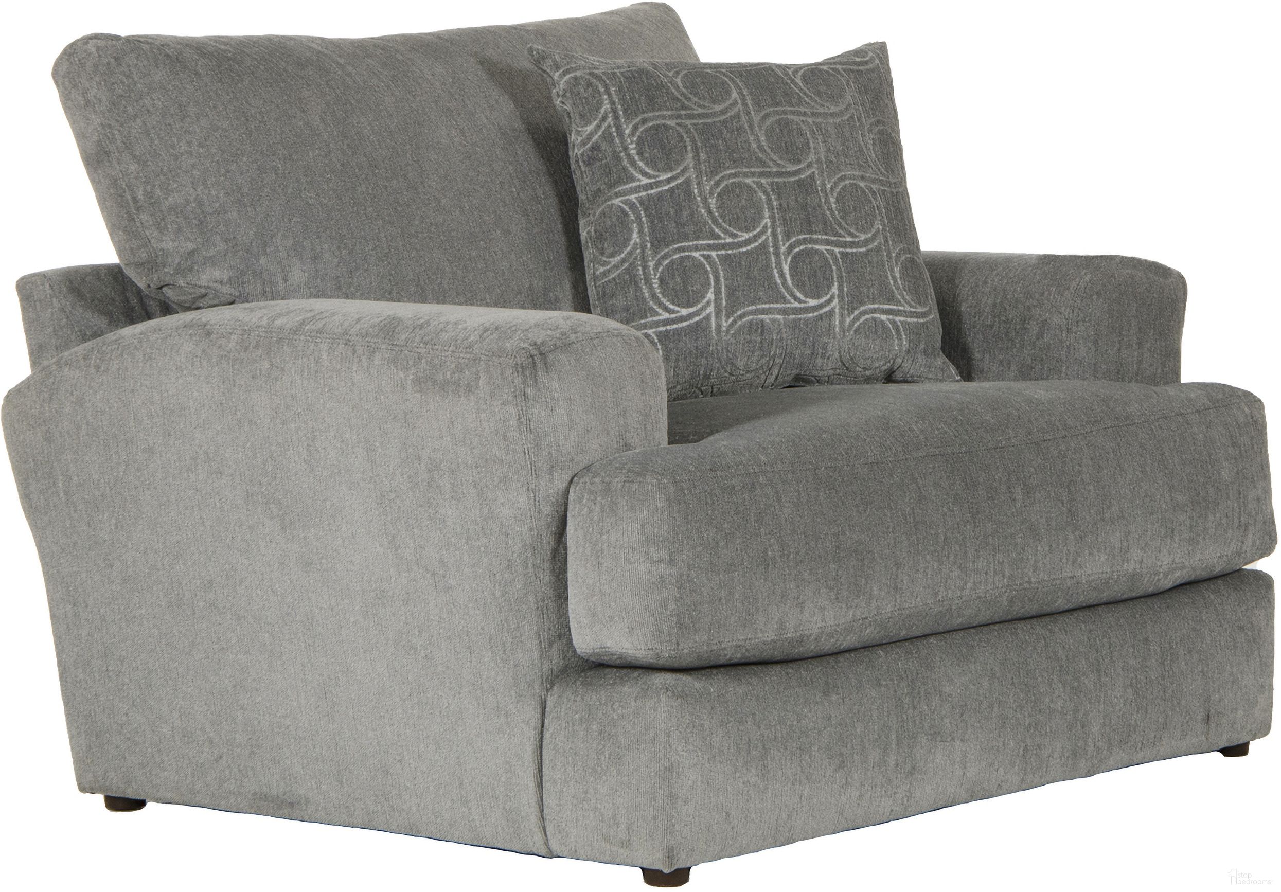 The appearance of Lamar Chair And Half In Grey designed by Jackson in the traditional interior design. This grey piece of furniture was selected by 1StopBedrooms from Lamar Collection to add a touch of cosiness and style into your home. Sku: 409801172428226728. Material: Fabric.