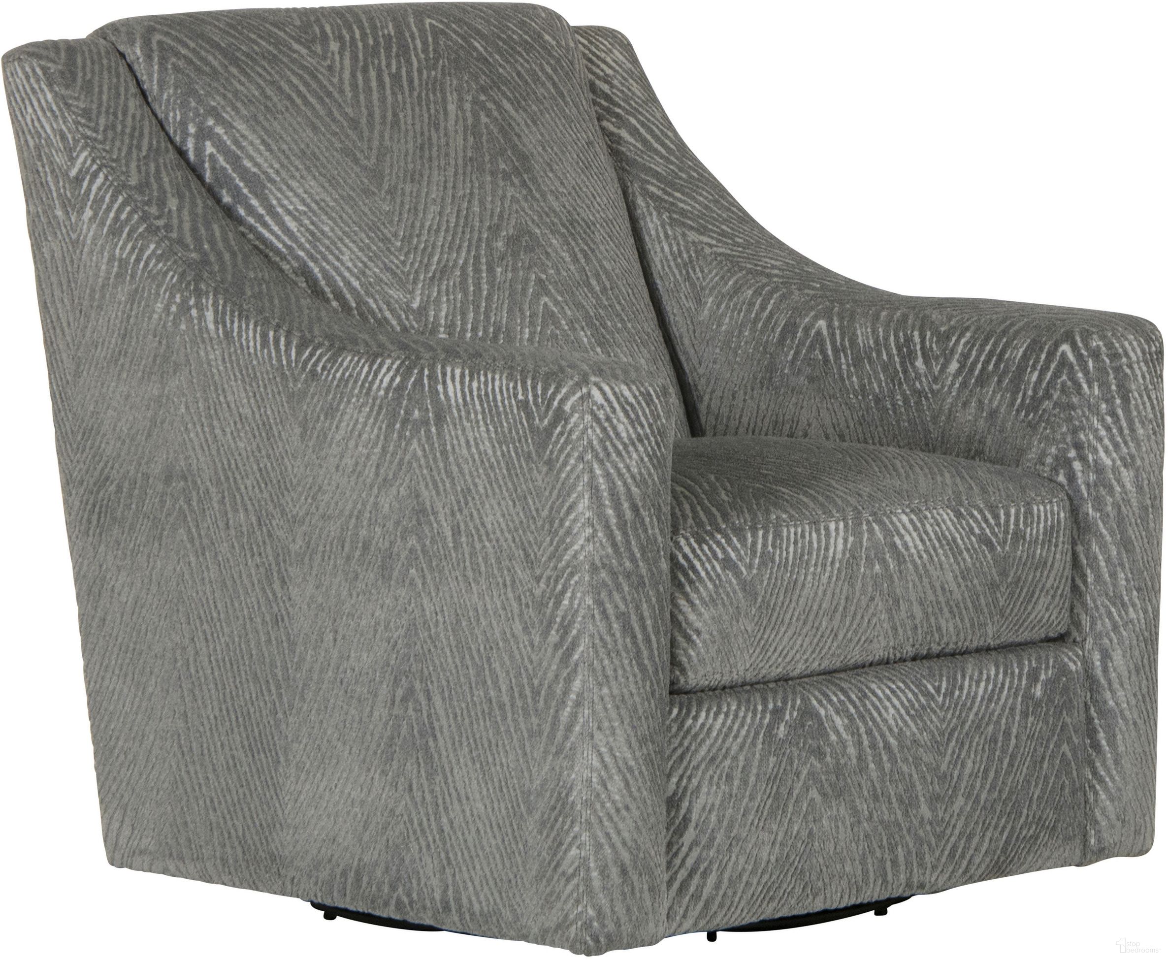 The appearance of Lamar Swivel Chair In Grey designed by Jackson in the traditional interior design. This grey piece of furniture was selected by 1StopBedrooms from Lamar Collection to add a touch of cosiness and style into your home. Sku: 409821226828. Material: Fabric.