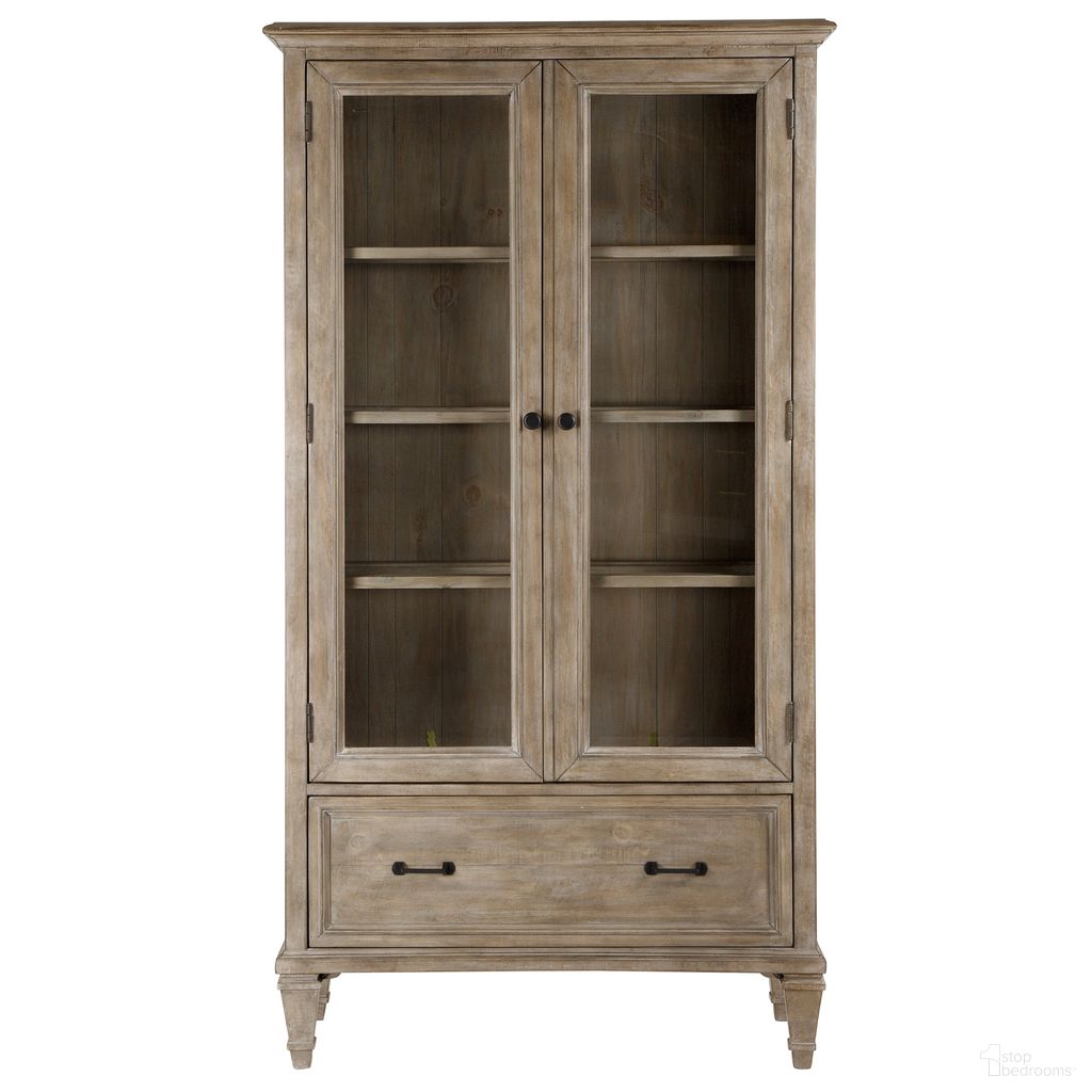 Lancaster Door Bookcase In Dove Gray