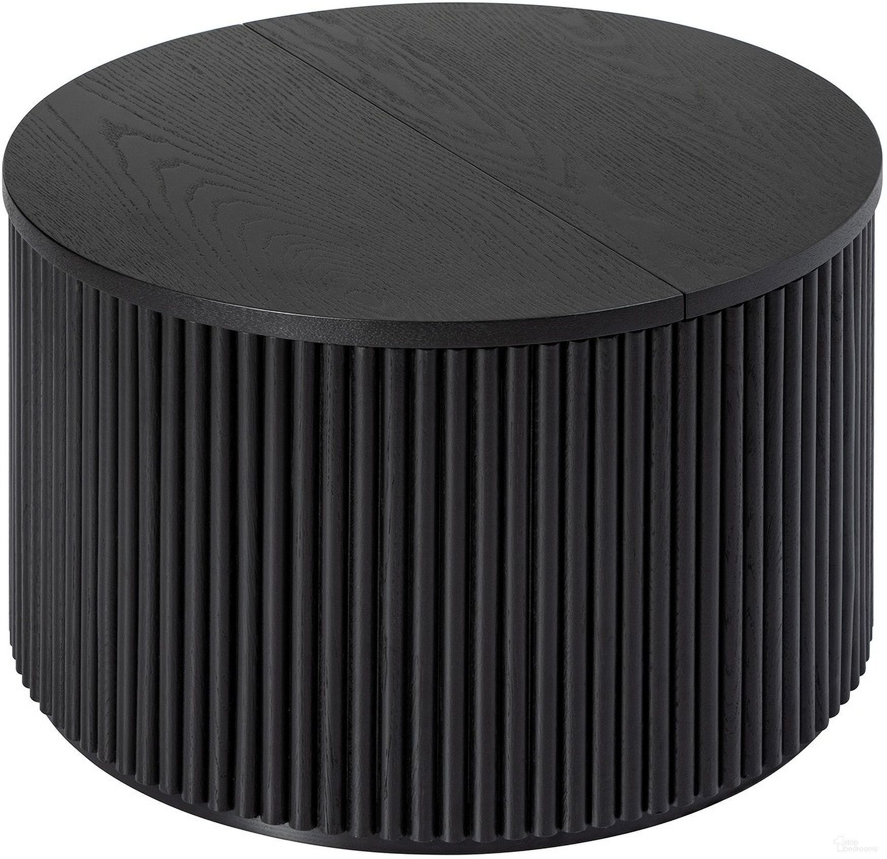Lance Round Medium Coffee Table In Black