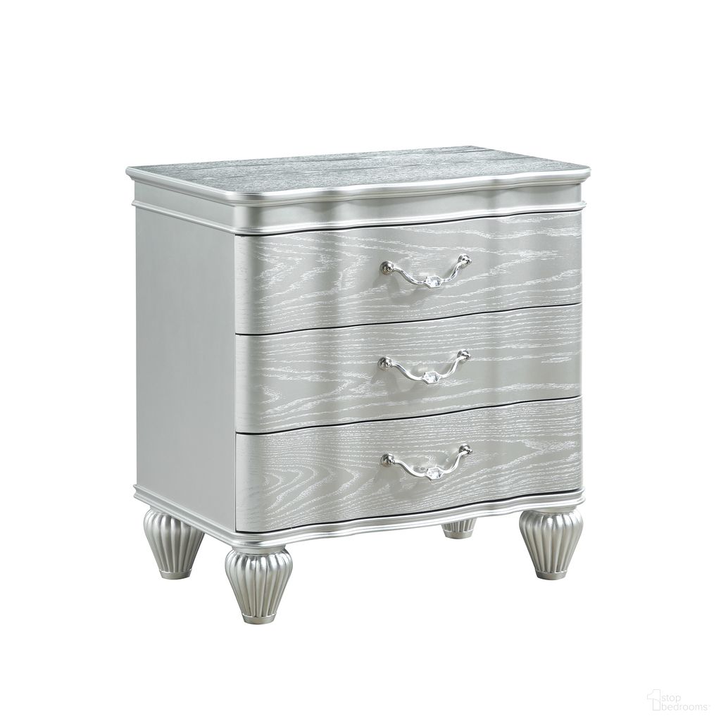 Landmark Nightstand In Silver