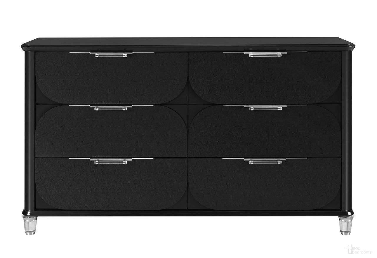 The appearance of Lando Dresser In Black designed by Global Furniture USA in the modern / contemporary interior design. This black piece of furniture was selected by 1StopBedrooms from Lando Collection to add a touch of cosiness and style into your home. Sku: LANDO-BLACK-DR. Material: MDF.